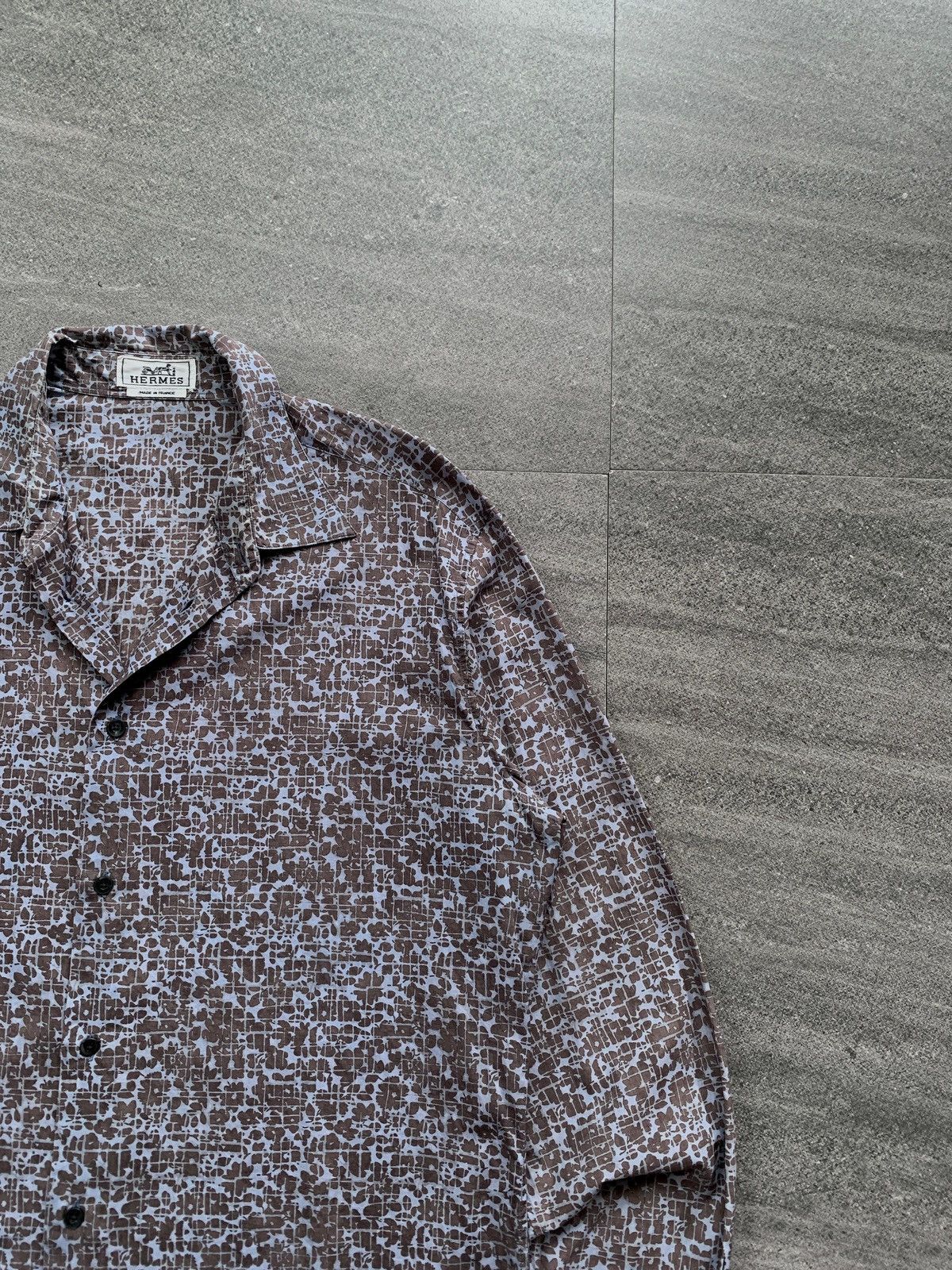 Hermes FREE TAX! Printed Ls Shirt Size US M / EU 48-50 / 2 - 3 Thumbnail