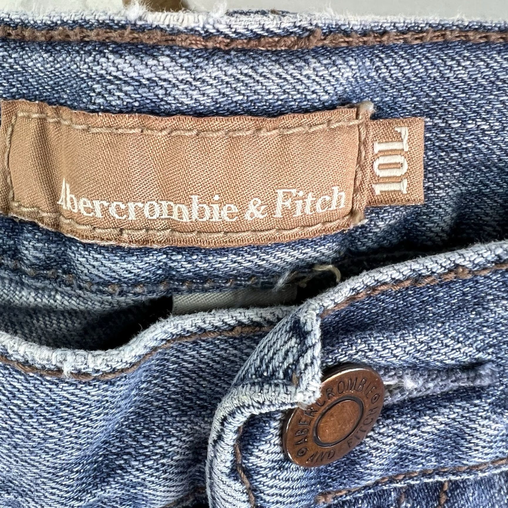 Abercrombie & Fitch Abercrombie & Fitch Womens Casual Regular Bootcut Blue Jeans Size 10 L 34X33 Size 32" / US 10 / IT 46 - 5 Thumbnail