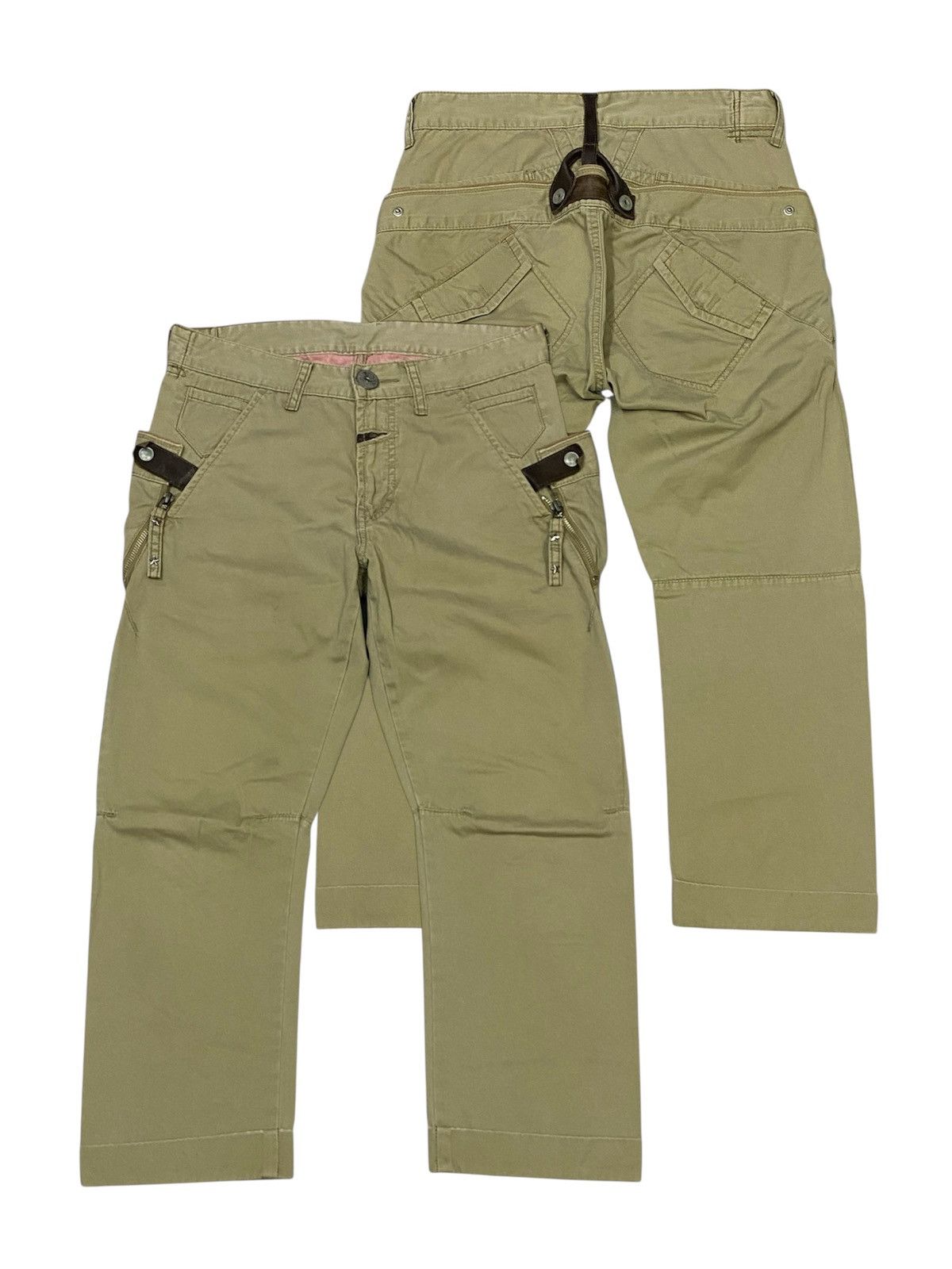 Marithe + Francois Girbaud Marithe Francois Girbaud Double Waist Cropped Pants Size US 30 / EU 46 - 1 Thumbnail
