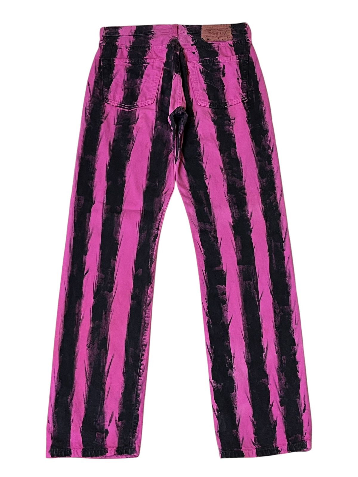 Levi's VINTAGE 90s LEVI’S 501 CUSTOM PRISONER INSPIRED ROBINS JEANS Size US 29 - 2 Thumbnail