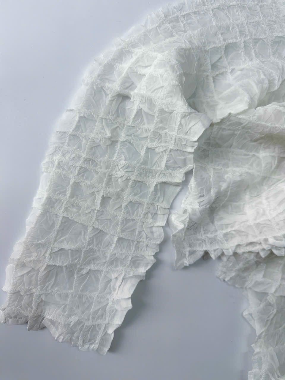 Yoshiyuki Konishi Yoshiki Hishinuma Peplum Pleated Blouse Size S / US 4 / IT 40 - 7 Thumbnail