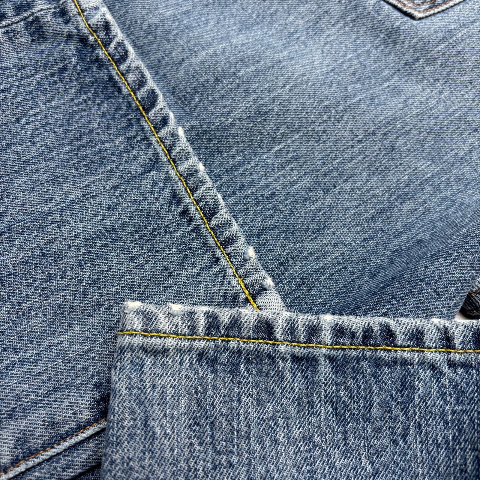 Sid Mashburn $175 Sid Mashburn Slim Straight Jeans 35x32 Made in USA Size US 35 - 12 Thumbnail