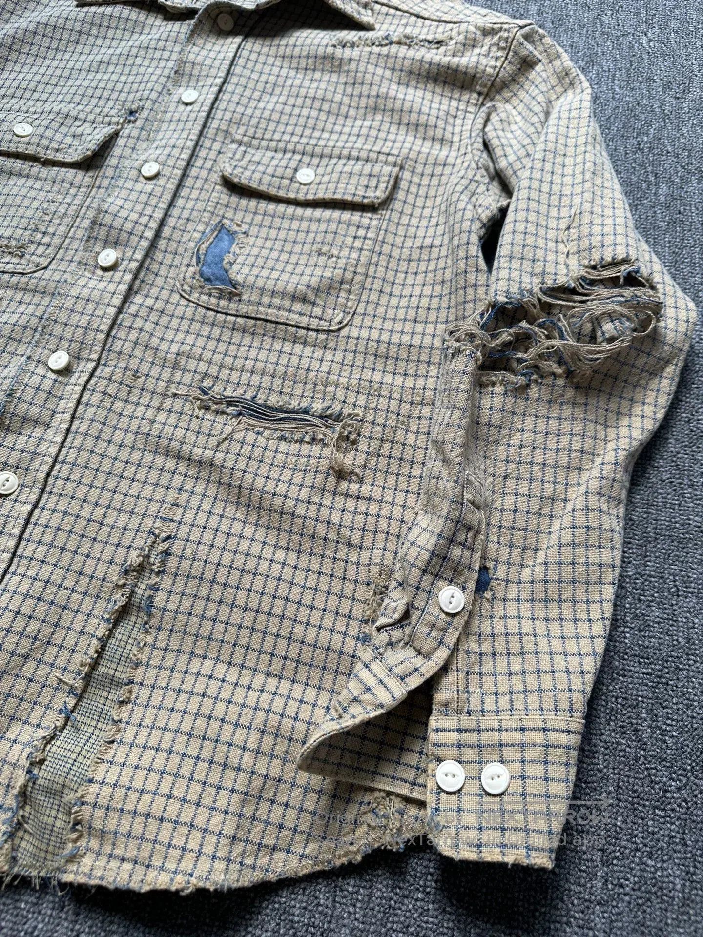 Visvim visvim grand crash checkered long sleeve shirt. Size US M / EU 48-50 / 2 - 2 Thumbnail