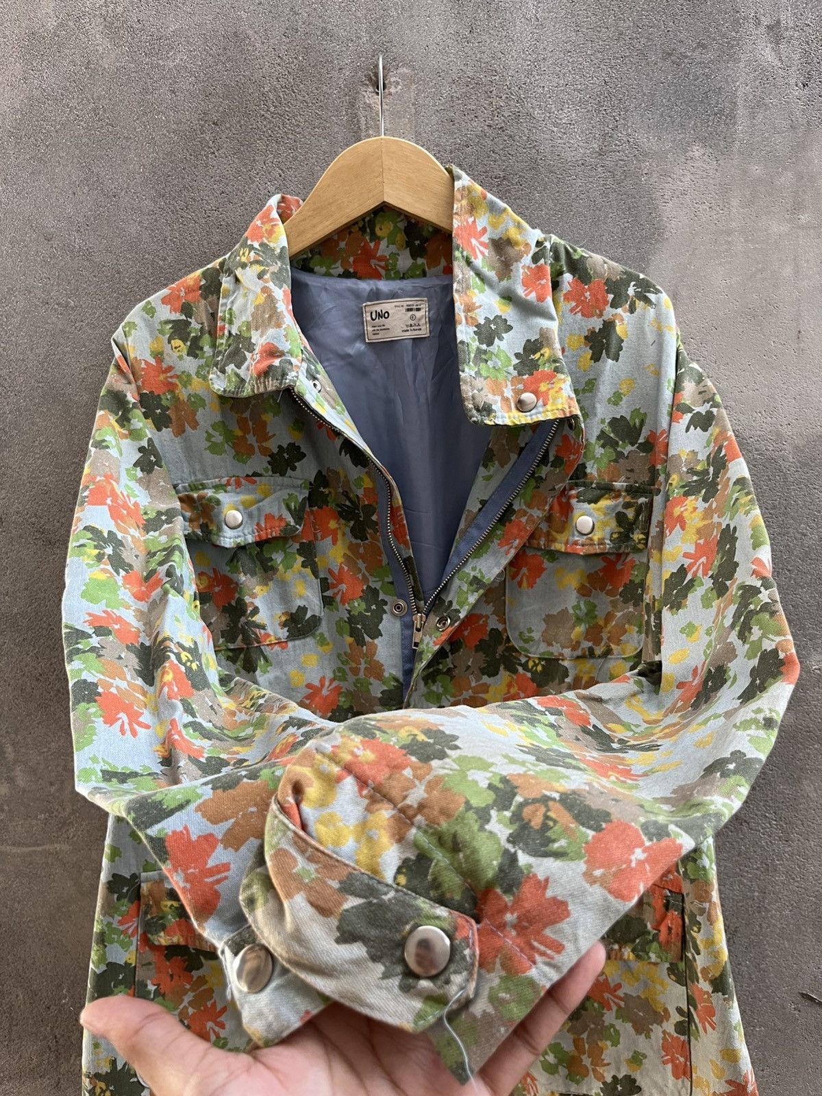 Vintage × Y's for Men × Yohji Yamamoto Japanese Floral Military Jacket – Inspired by Yohji Yamamoto Size US XL / EU 56 / 4 - 7 Thumbnail