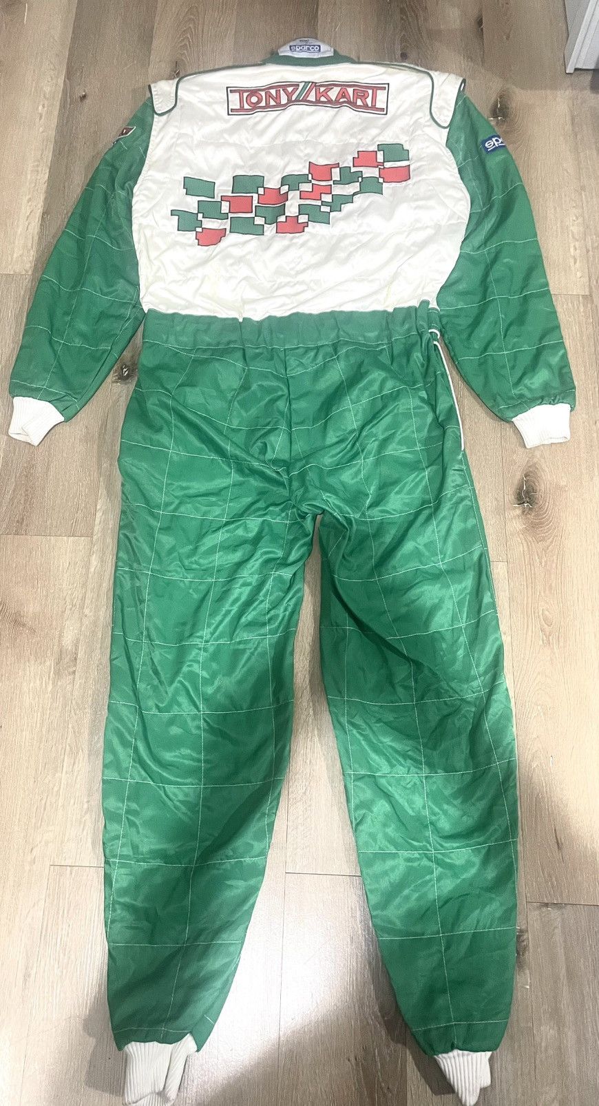 Other SPARCO TONY KART RACE CAR DRIVER JUMPSUIT Size US 44 / EU 60 - 2 Thumbnail