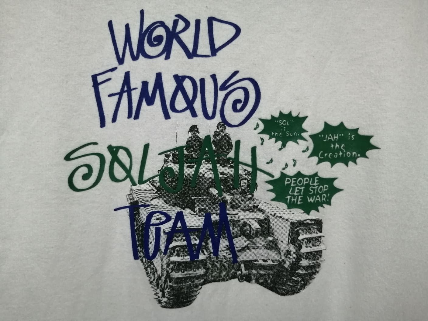 Japanese Brand × Vintage 90s VINTAGE WORLD FAMOUS SOLJAH TEAM VERY RARE Size US M / EU 48-50 / 2 - 4 Thumbnail