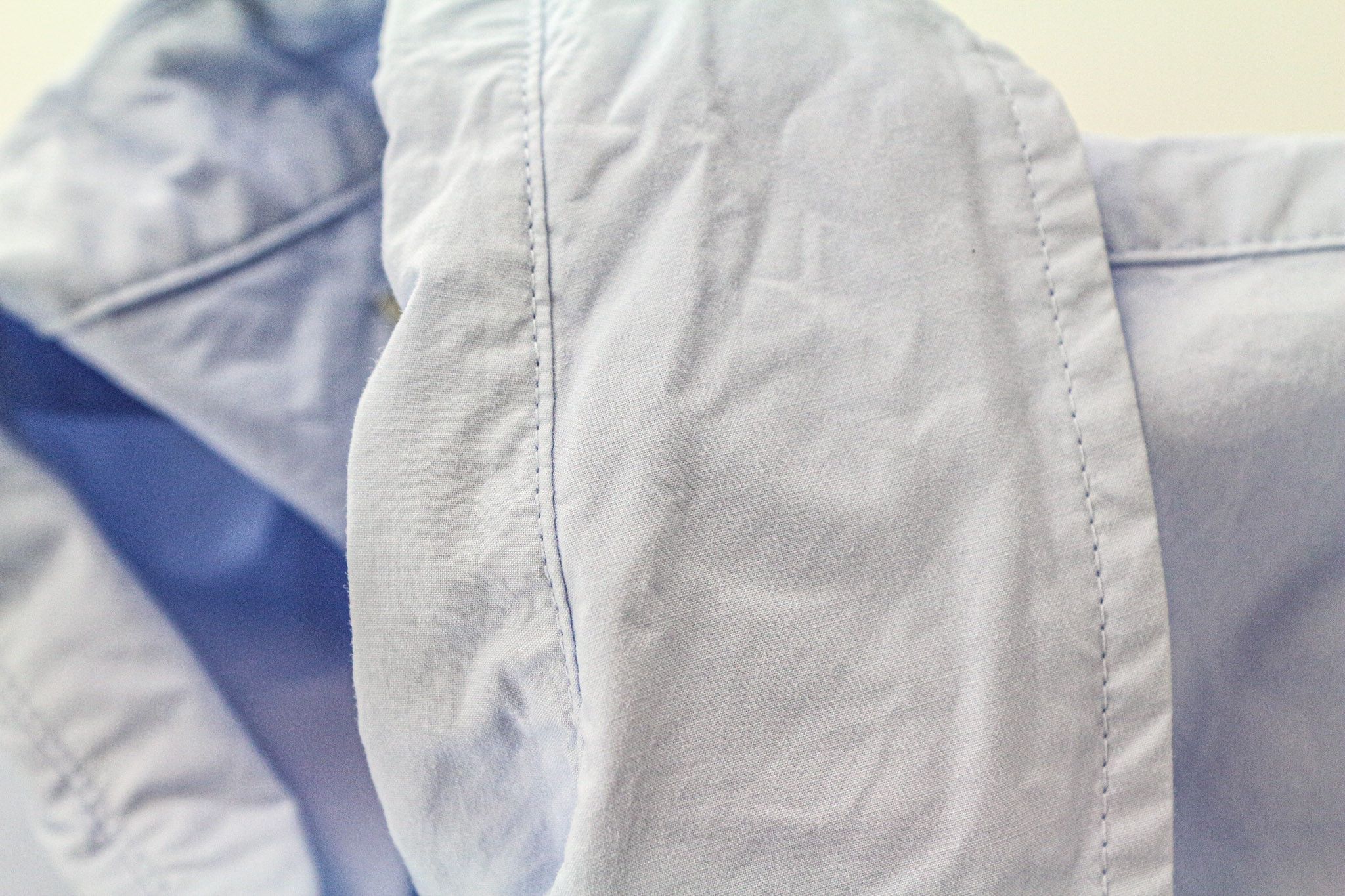 Maison Scotch M Light Blue Cotton Logo Long Sleeve Shirt 74252 Size M / US 6-8 / IT 42-44 - 8 Thumbnail