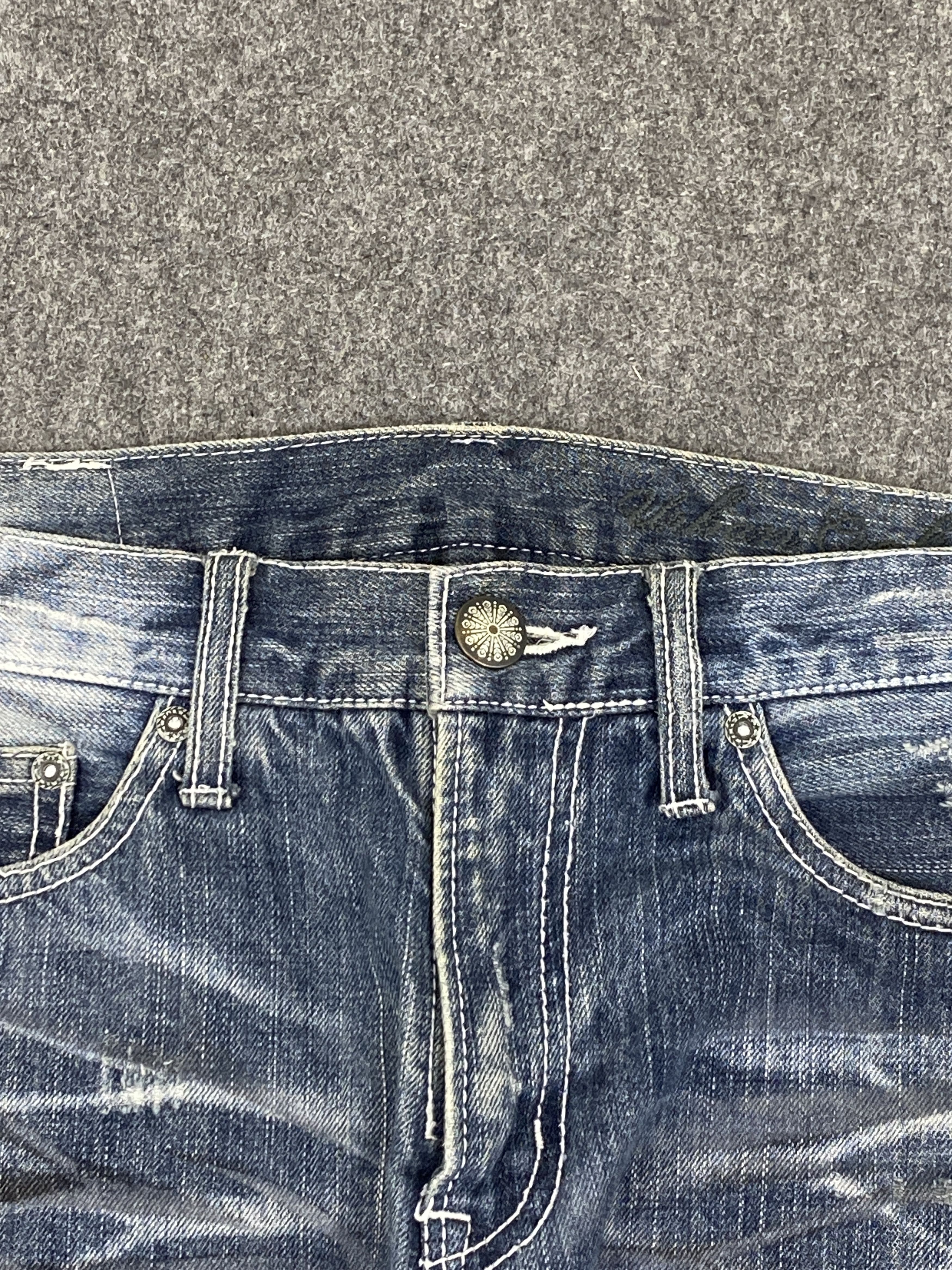 If Six Was Nine Vintage Japanese Brand Faded Blue jeans DP2747 Size US 32 / EU 48 - 9 Thumbnail