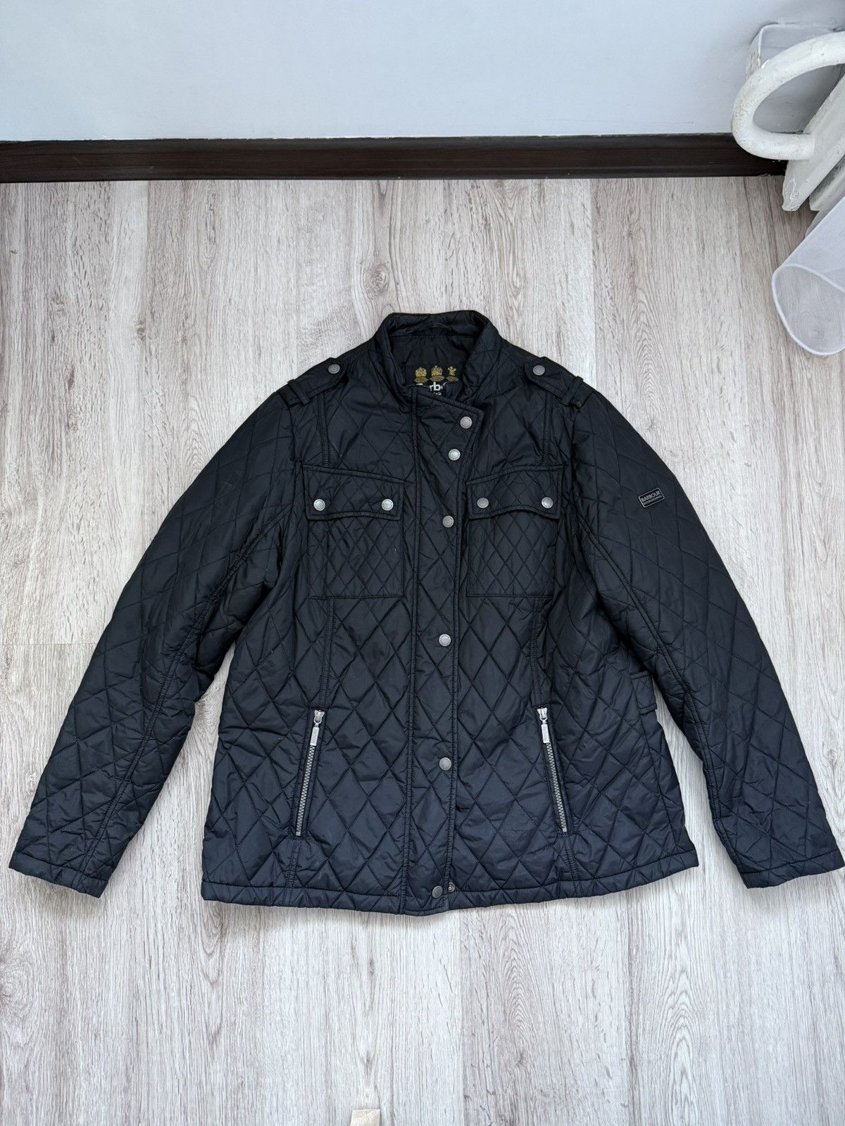 Barbour Barbour International Gairlochy Quilted Jacket Black Size XL / US 12-14 / IT 48-50 - 1 Thumbnail