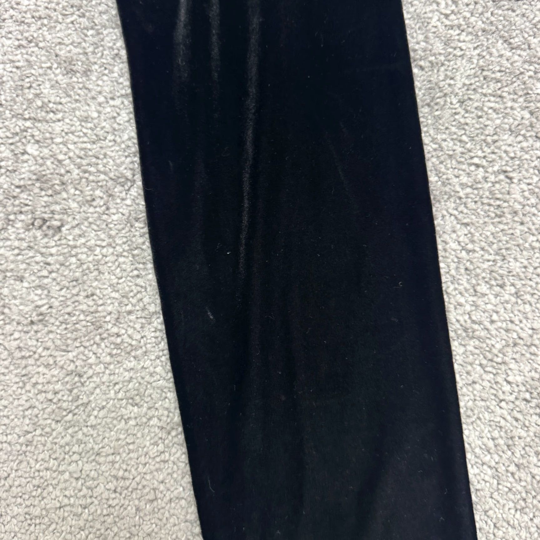 Eileen Fisher Eileen Fisher Pants Women's Pull On Velvet Leggings Petite Black B07 Skinny Pocket Logo 26in Inseam Regular Stretch Casual Size 32" / US 10 / IT 46 - 3 Thumbnail
