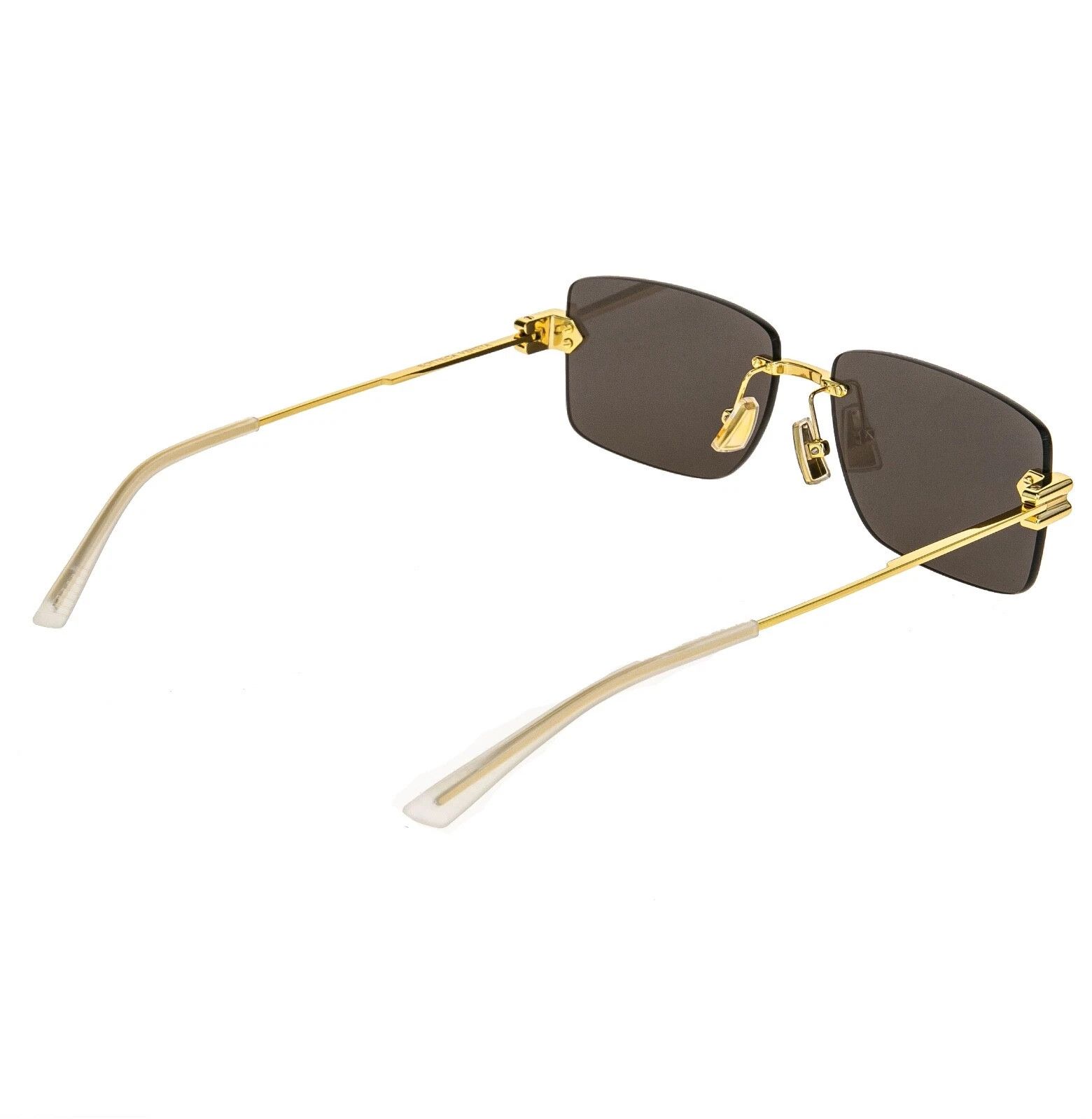Bottega Veneta BOTTEGA VENETA 1126 BOLT BV1126S Gold Gray Unisex Metal 002 Size ONE SIZE - 3 Thumbnail