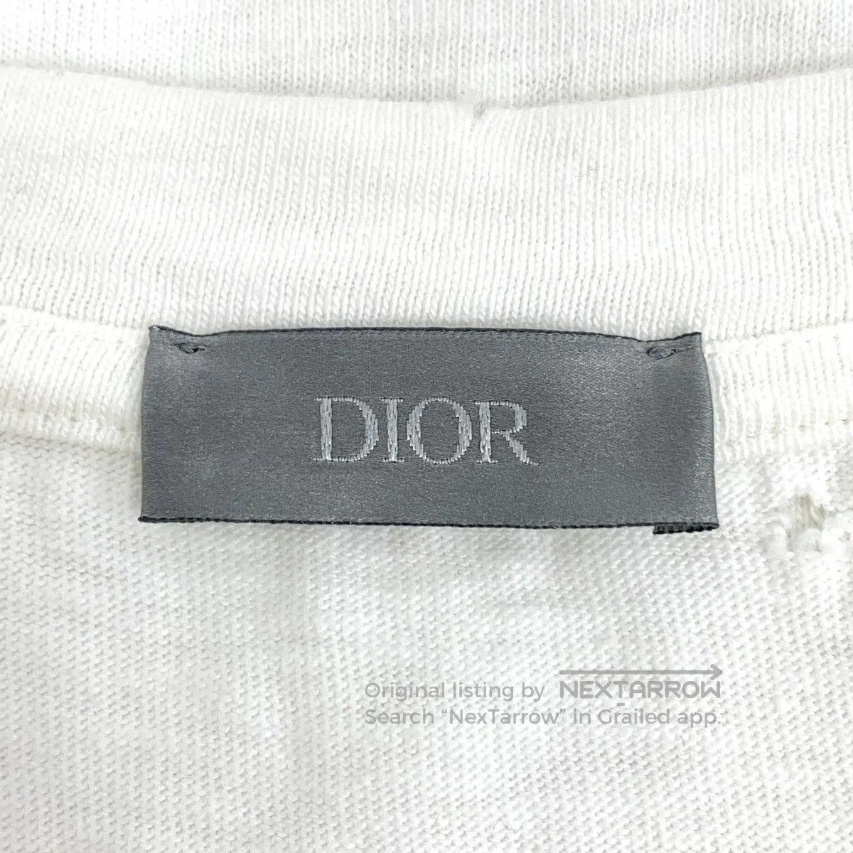 Dior White Distressed Short. Size US M / EU 48-50 / 2 - 5 Thumbnail