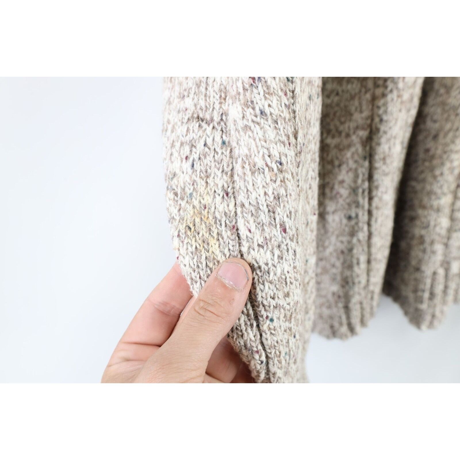 Vintage Vintage 90s Streetwear Wool Blend Knit Henley Sweater Size L / US 10 / IT 46 - 5 Thumbnail