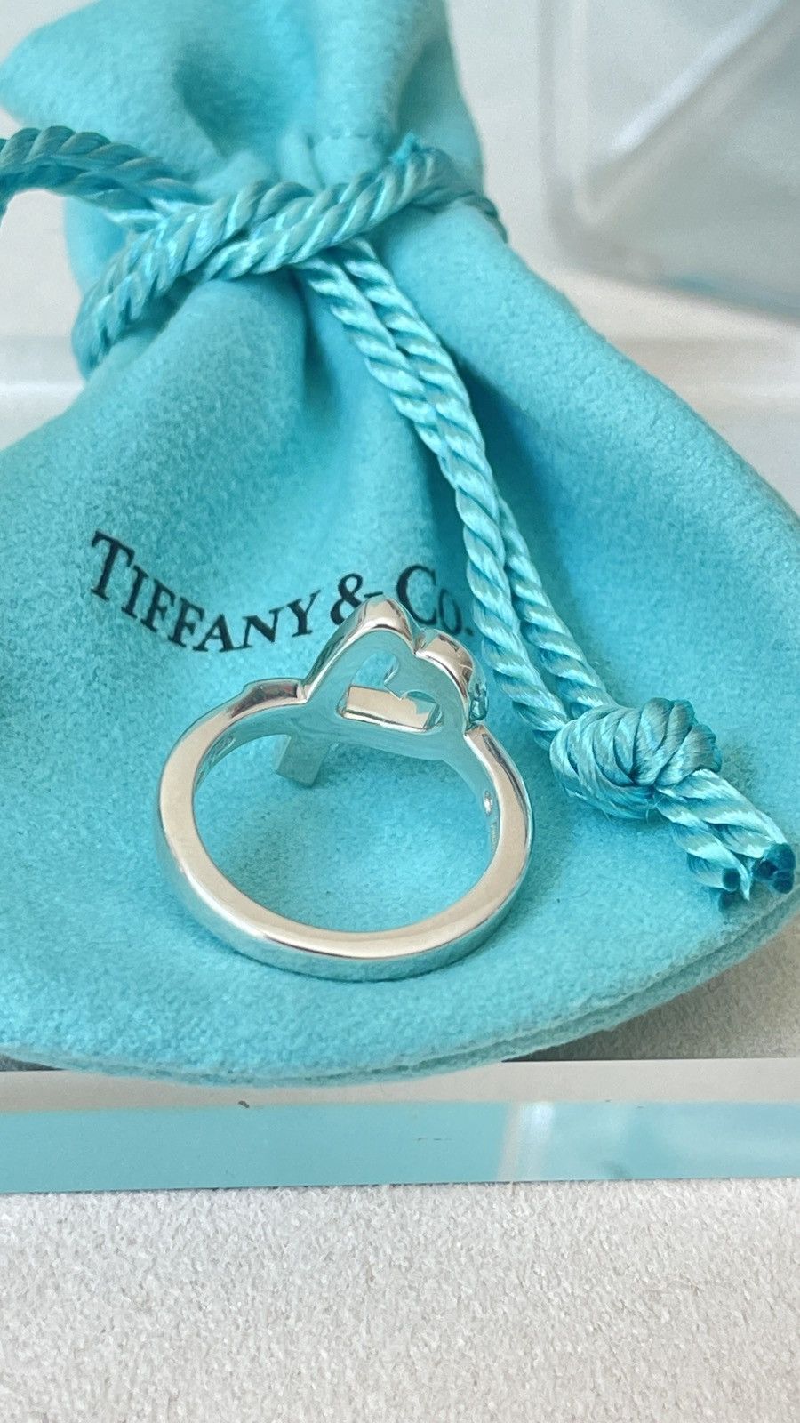 Tiffany & Co. Tiffany & Co. Open Heart Ring in Silver size 6 $300 NEW Size ONE SIZE - 7 Thumbnail