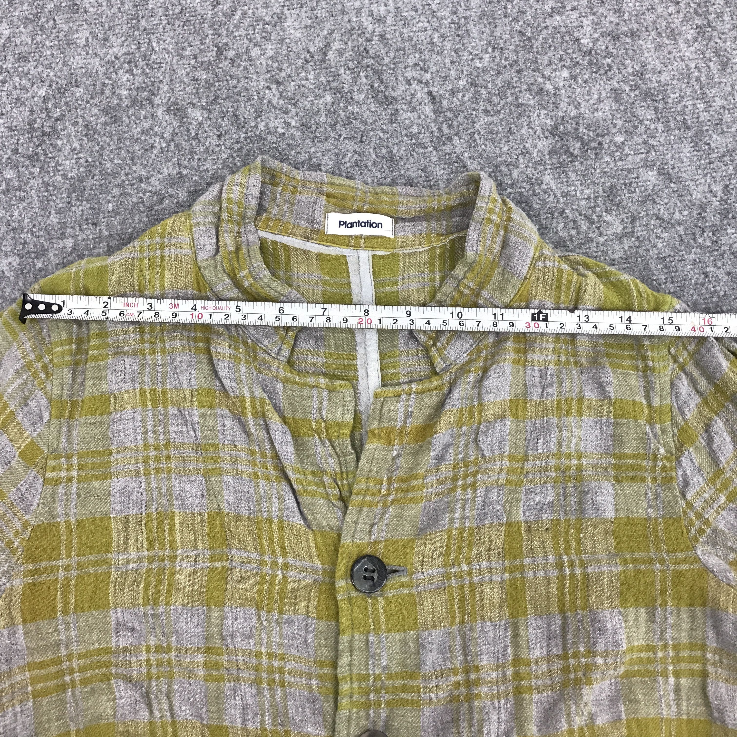 Issey Miyake × Japanese Brand PLANTATION BY ISSEY MIYAKE FLANNEL COAT JACKET Size US M / EU 48-50 / 2 - 9 Thumbnail