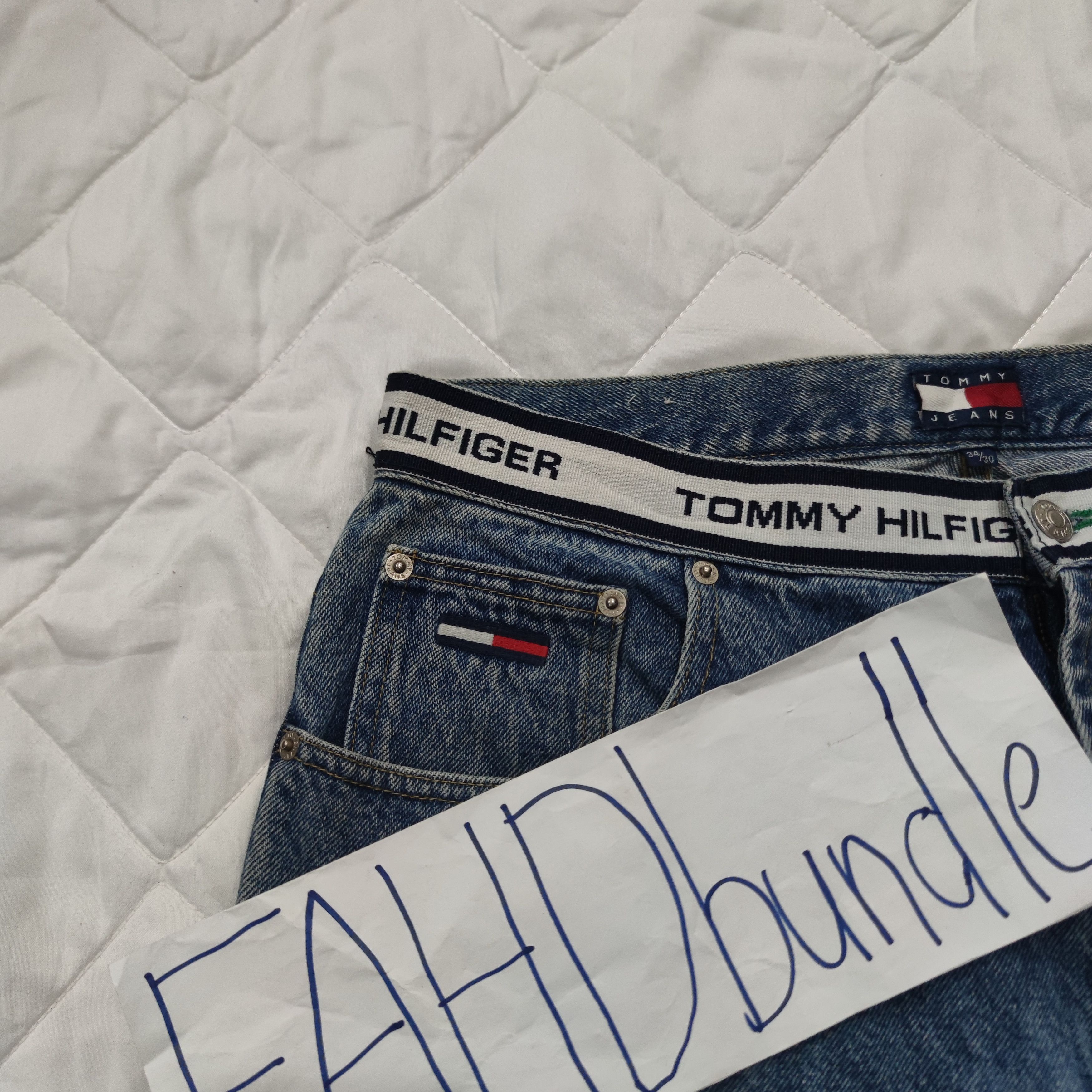 Tommy Hilfiger × Vintage VINTAGE 90S TOMMY HILFIGER BAGGY JEAN Size US 33 - 6 Thumbnail