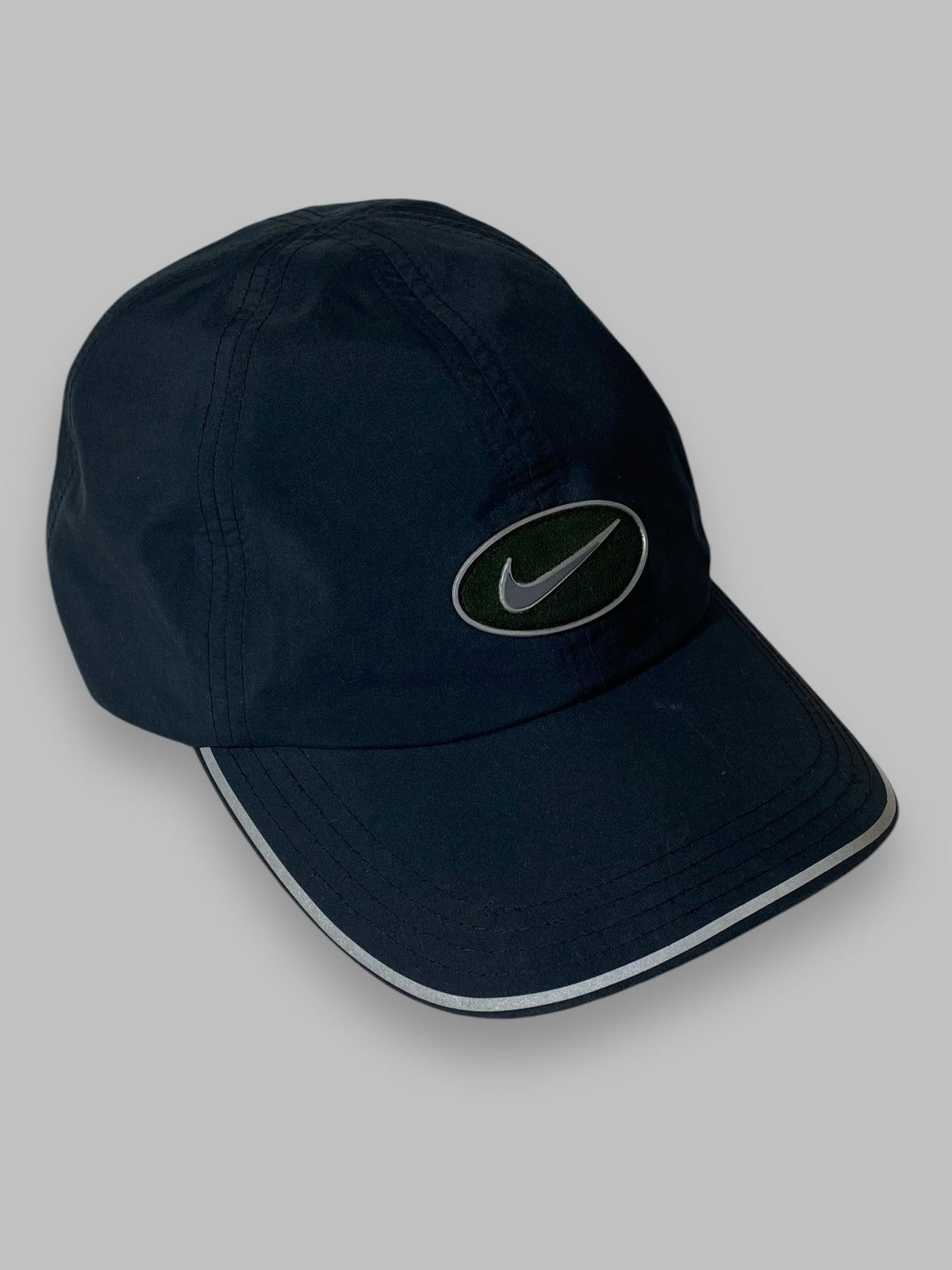 Nike Vintage Nike Swoosh Logo Y2k Hype Streetwear CAp Size ONE SIZE - 3 Thumbnail