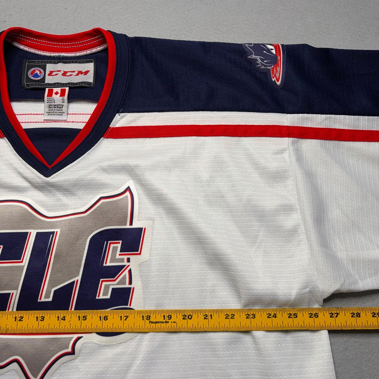 Vintage Cleveland Monsters Columbus Blue Jackets XL Hockey Jersey Size US XL / EU 56 / 4 - 6 Thumbnail