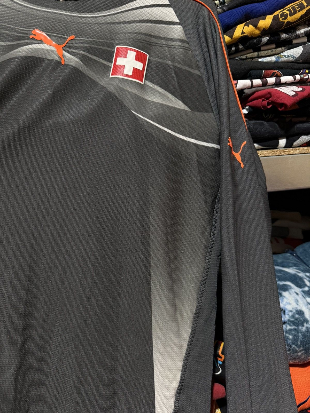 Puma Vintage Puma Switzerland 2010 Goalkeeper Soccer Jersey Size US XL / EU 56 / 4 - 16 Thumbnail