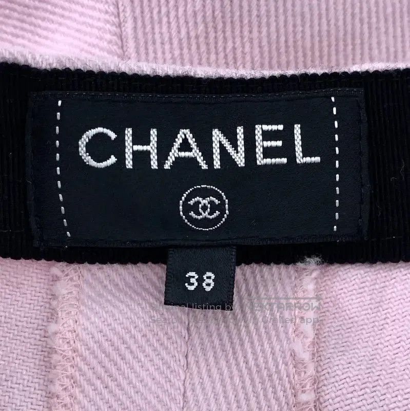 Chanel Chanel Pink Cotton Women's Shorts . Size 23" - 5 Thumbnail