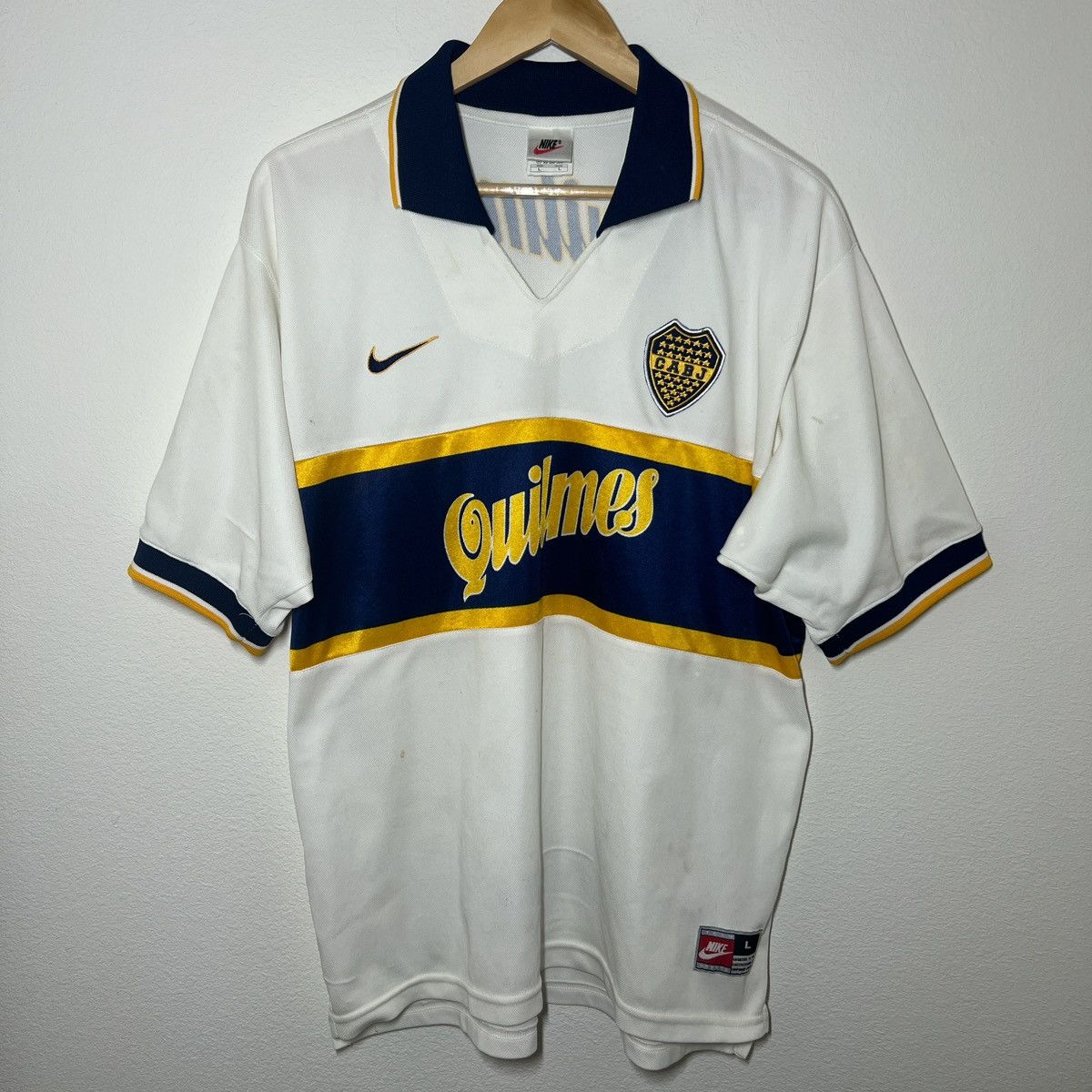 Nike × Soccer Jersey × Vintage Boca Juniors 1996-1998 Away Jersey | Grailed
