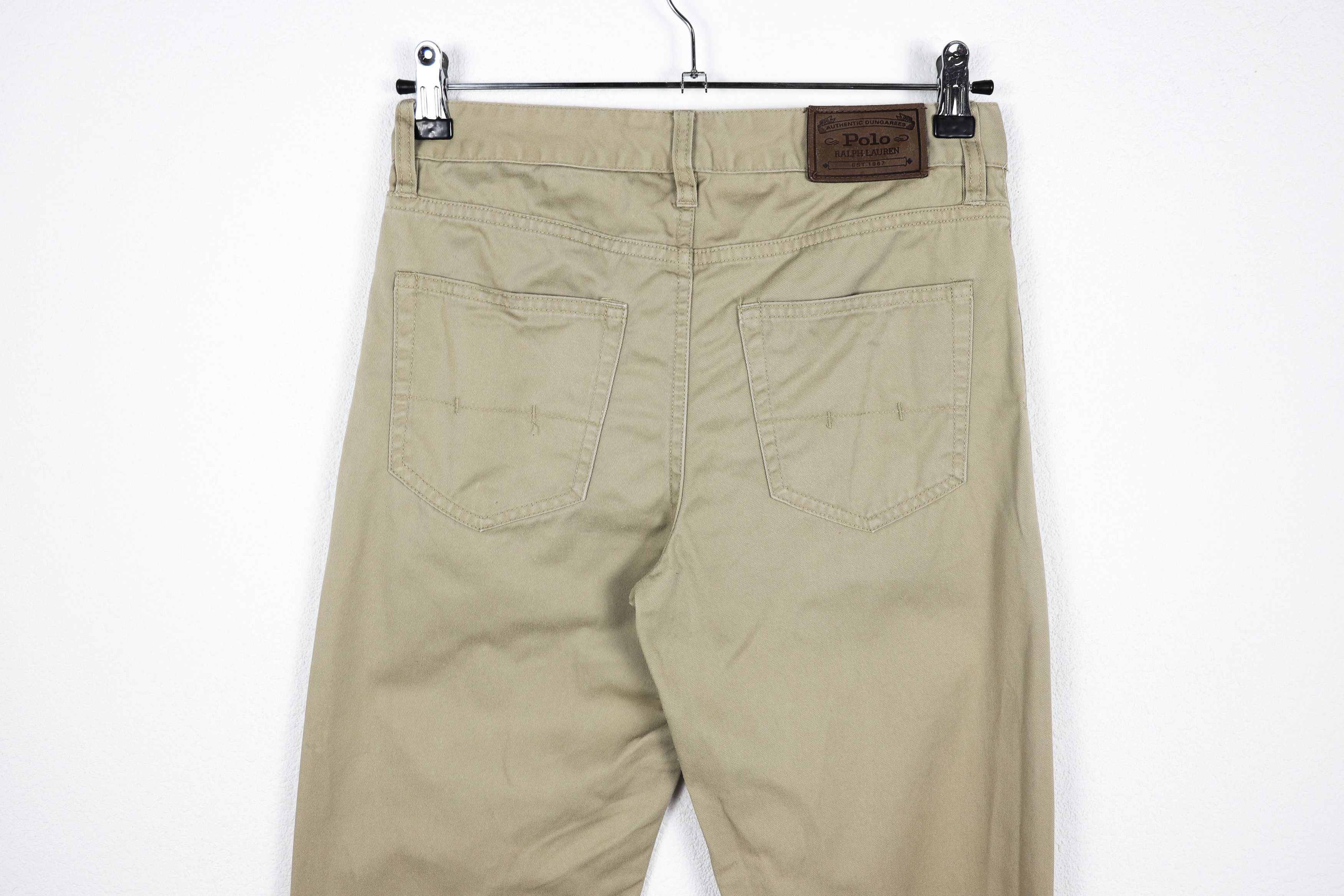 Polo Ralph Lauren Womens Polo Ralph Lauren Dungarees Beige Pants Size 28" / US 6 / IT 42 - 8 Thumbnail