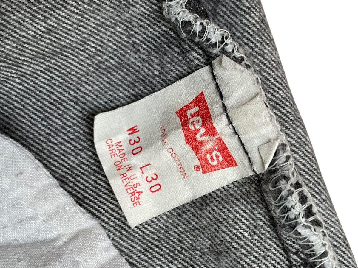 Levi's Vintage Levi’s 501 Washed Black Jeans Shorts Denim Pants Size US 29 - 8 Thumbnail