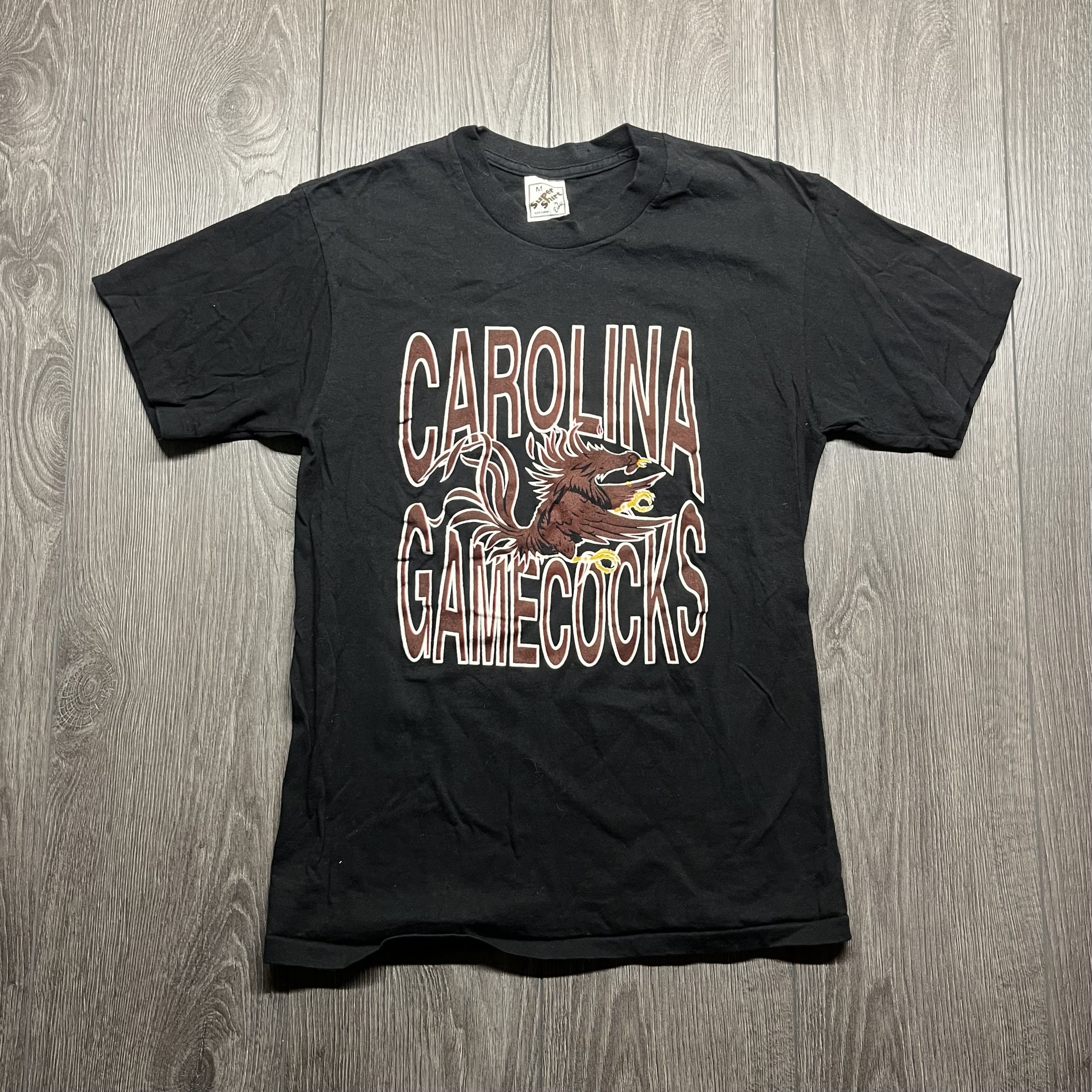 NCAA × Vintage Vintage Carolina Gamecock 1970s Black Shirt Size US M / EU 48-50 / 2 - 1 Thumbnail