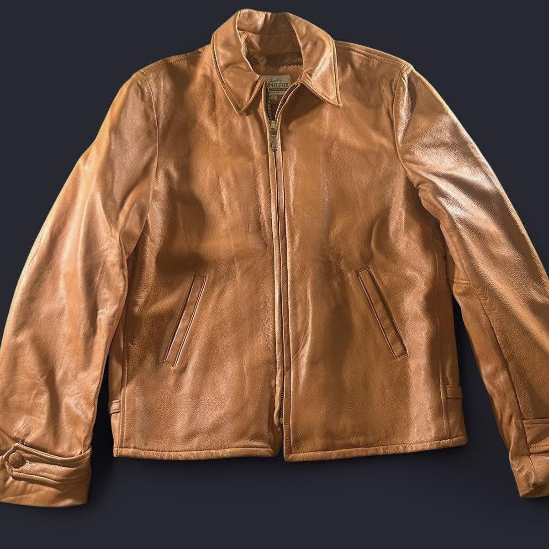 Vintage Vintage Leather Deerskin Jacket Size US L / EU 52-54 / 3 - 1 Thumbnail