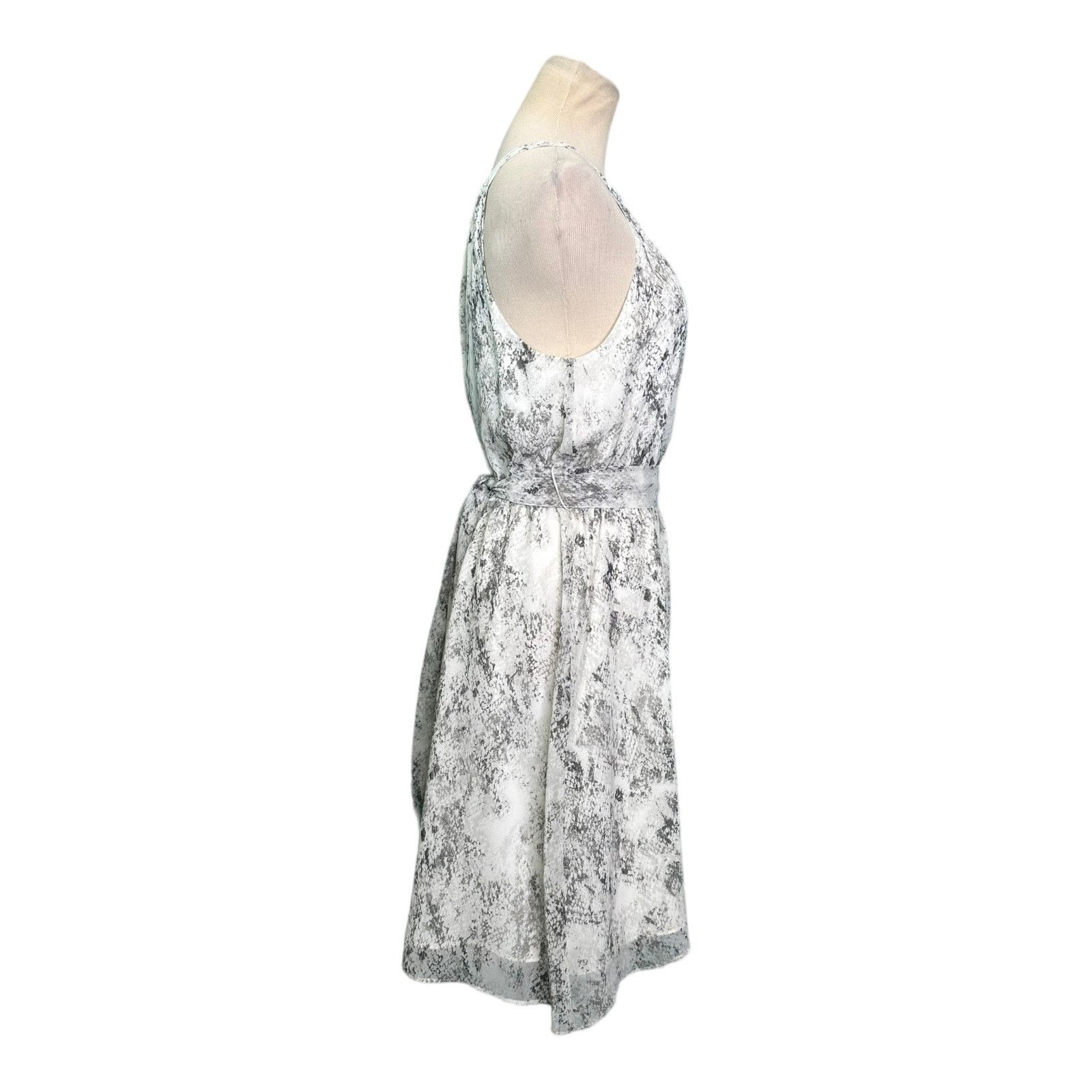 Banana Republic Banana Republic snake print sleeveless belted dress size 4 Size S / US 4 / IT 40 - 6 Thumbnail