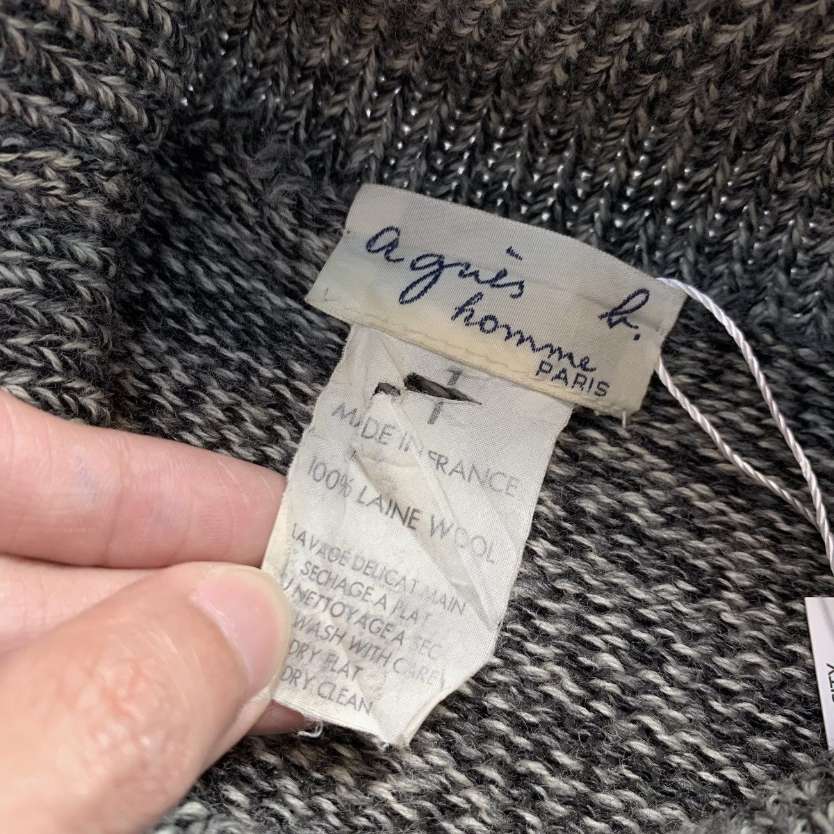 agnes b. Agnes B. Homme Heavyweight Turtleneck Knit Sweater Size US S / EU 44-46 / 1 - 3 Thumbnail