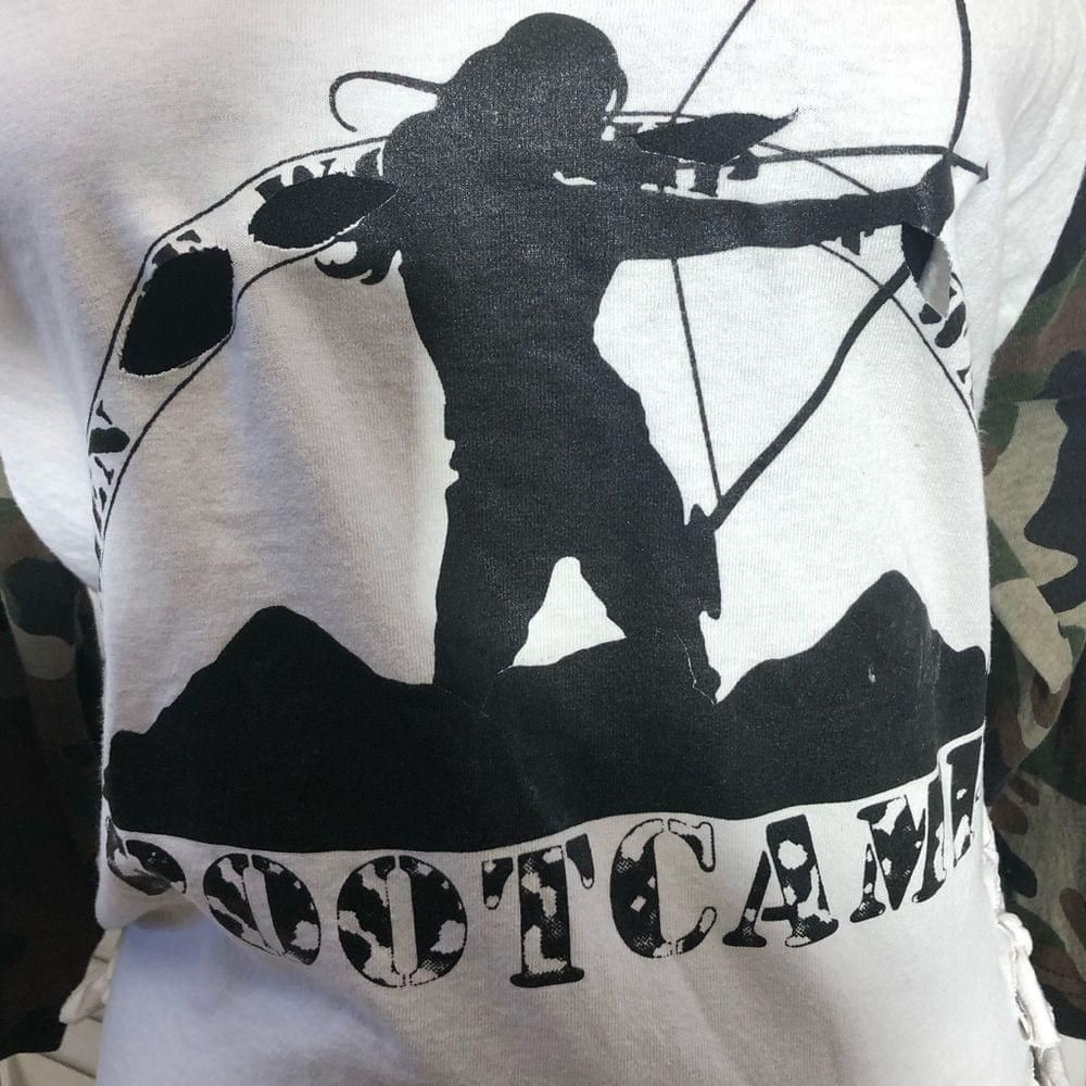 Other camuflaje women’s army boot camp white 3/4 sleeves shirt S Size S / US 4 / IT 40 - 4 Thumbnail