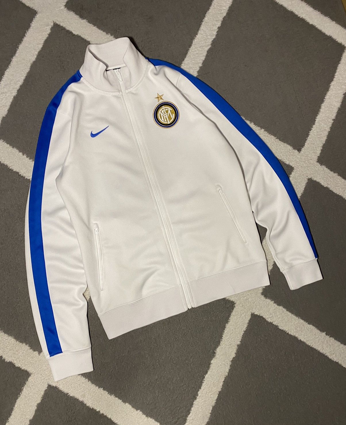 Nike Nike Inter Milan Track Jacket Soccer Blokecore Drill Drip Size US S / EU 44-46 / 1 - 1 Thumbnail