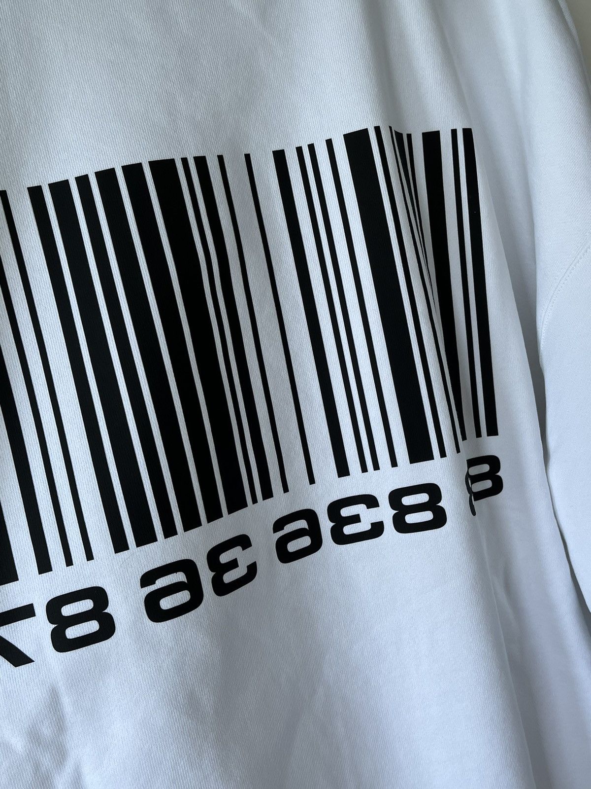 VTMNTS × Vetements BNWT Vetements VTMNTS barcode sweatshirt size S Size US S / EU 44-46 / 1 - 7 Thumbnail