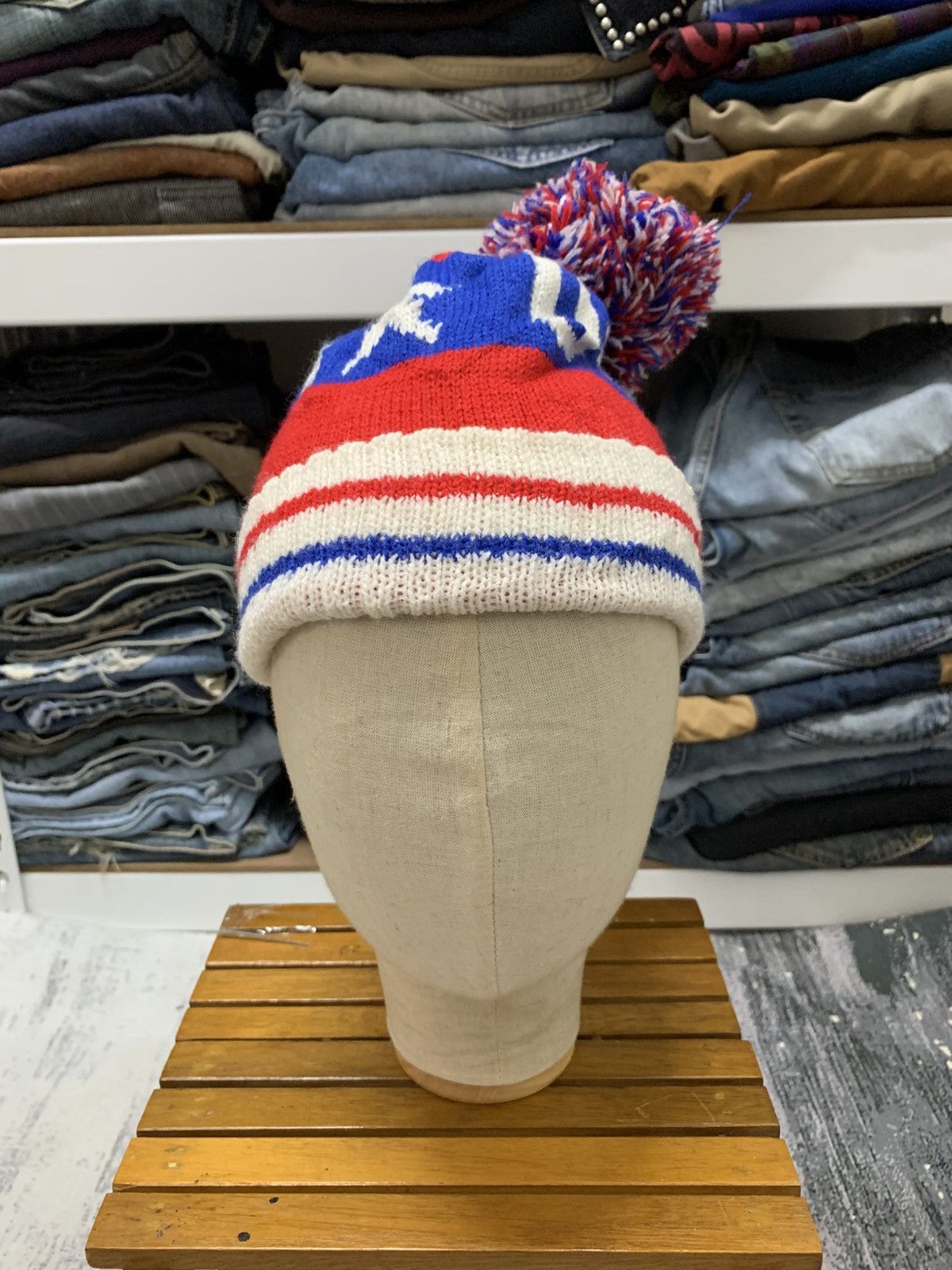 Vintage Vintage Usa Logo Beanie Hat Snow Cap Size ONE SIZE - 2 Thumbnail