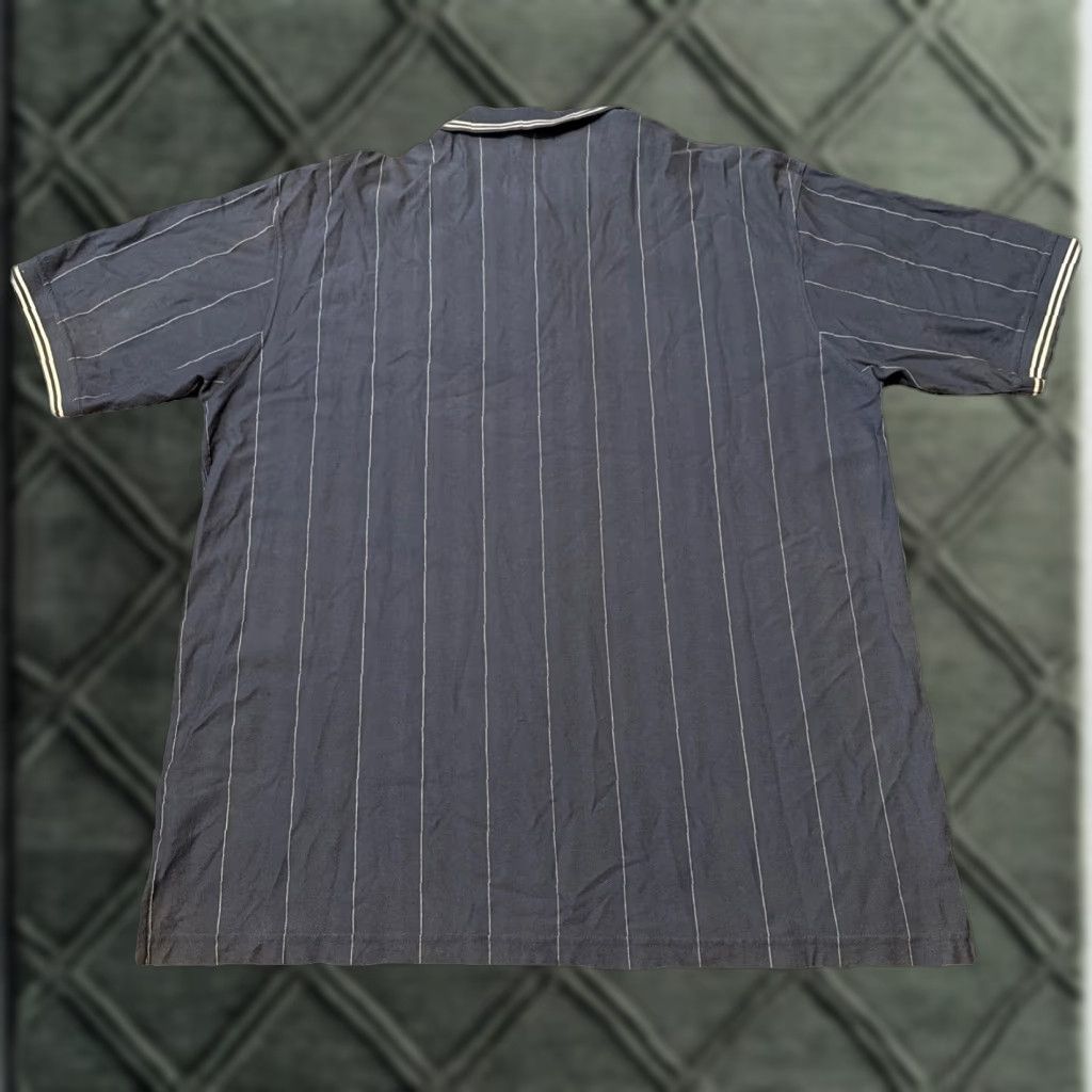 Fila VINTAGE FILA Polo Shirt Striped Golf Collared Large White Blue Mens L Size US L / EU 52-54 / 3 - 1 Thumbnail