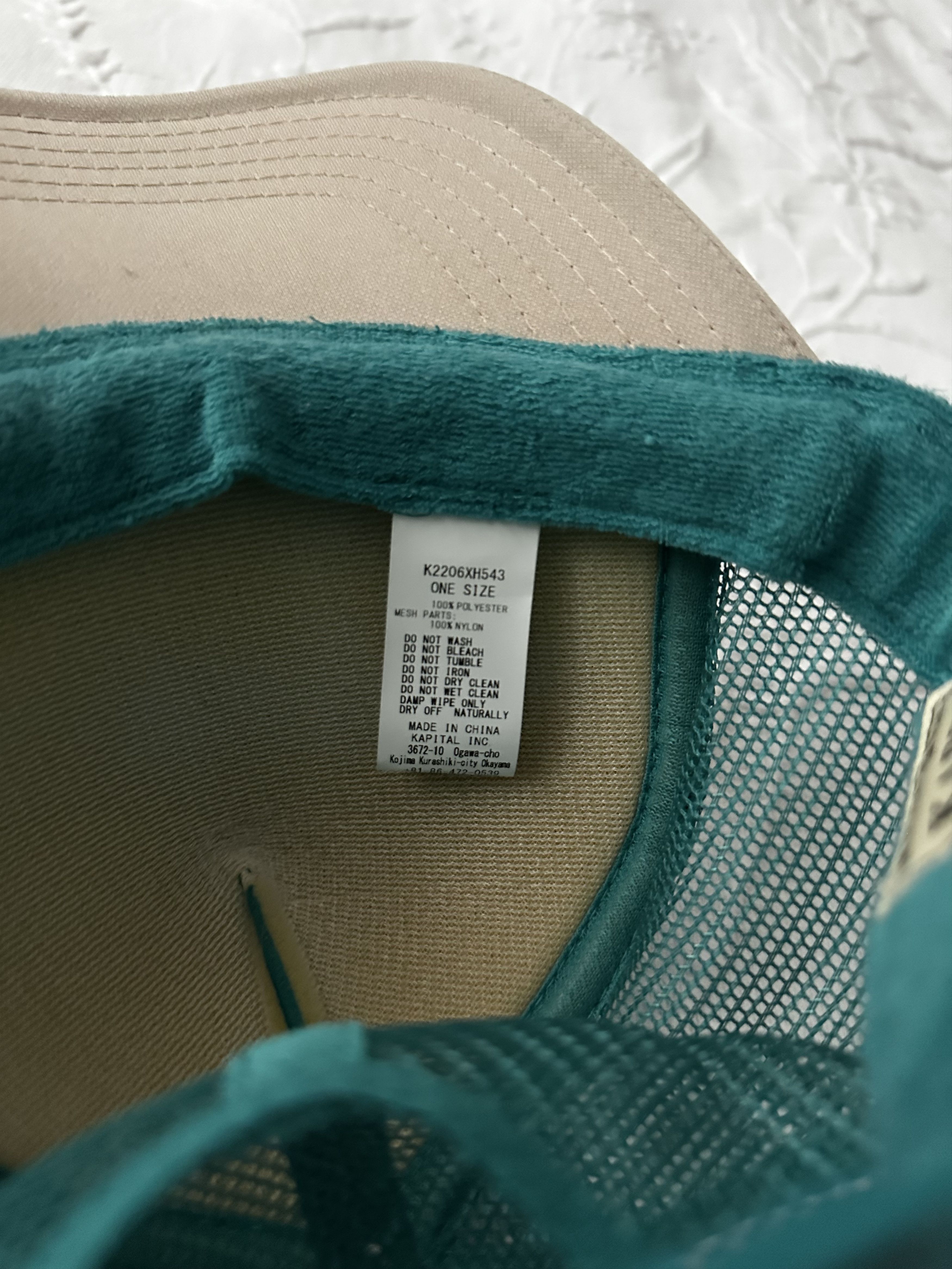 Kapital Trucker Cap Size ONE SIZE - 6 Thumbnail