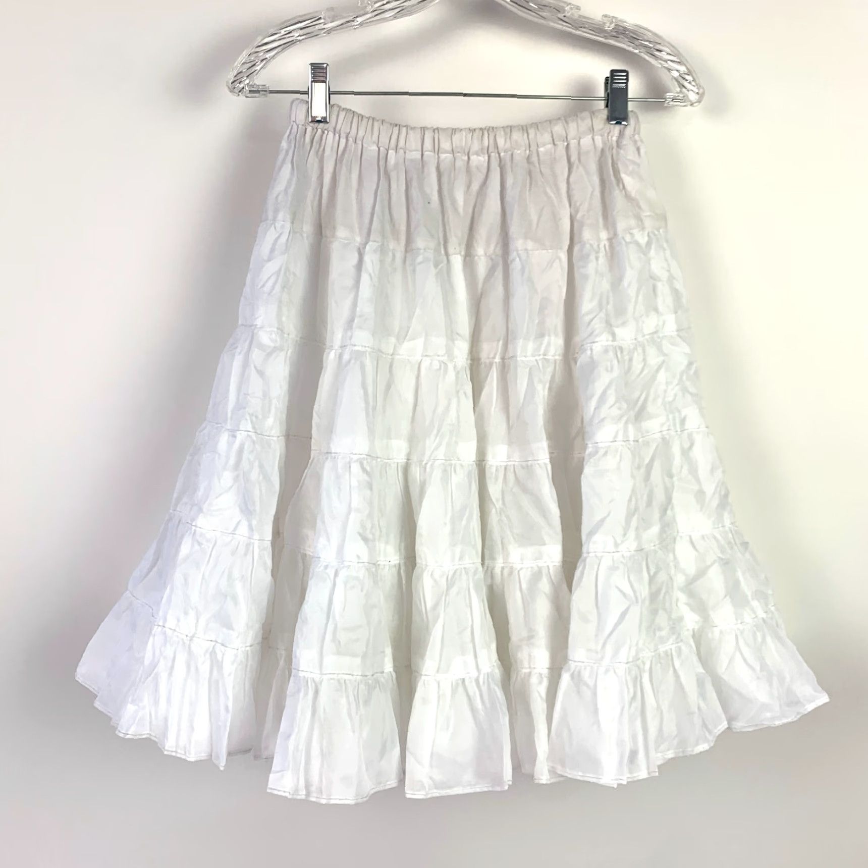Vintage VINTAGE Malco Modes Pettipants Small White Cotton Blend 1980s Prairie Ethnic/Peasant Look Womens Mens Girls Size 28" / US 6 / IT 42 - 4 Thumbnail
