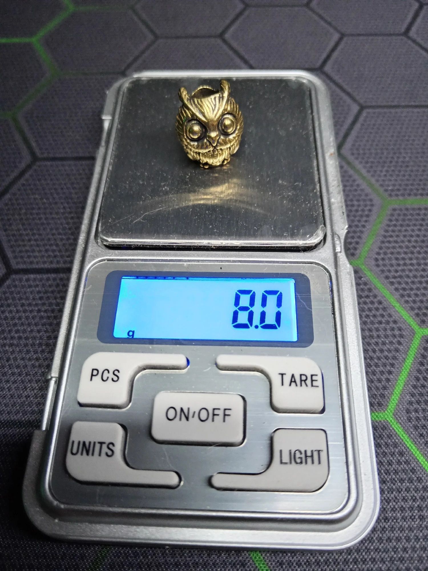 Handmade 3Pcs Cute Owl Knife Beads Paracord Bead Zipper Umbrella Rope Size ONE SIZE - 2 Thumbnail