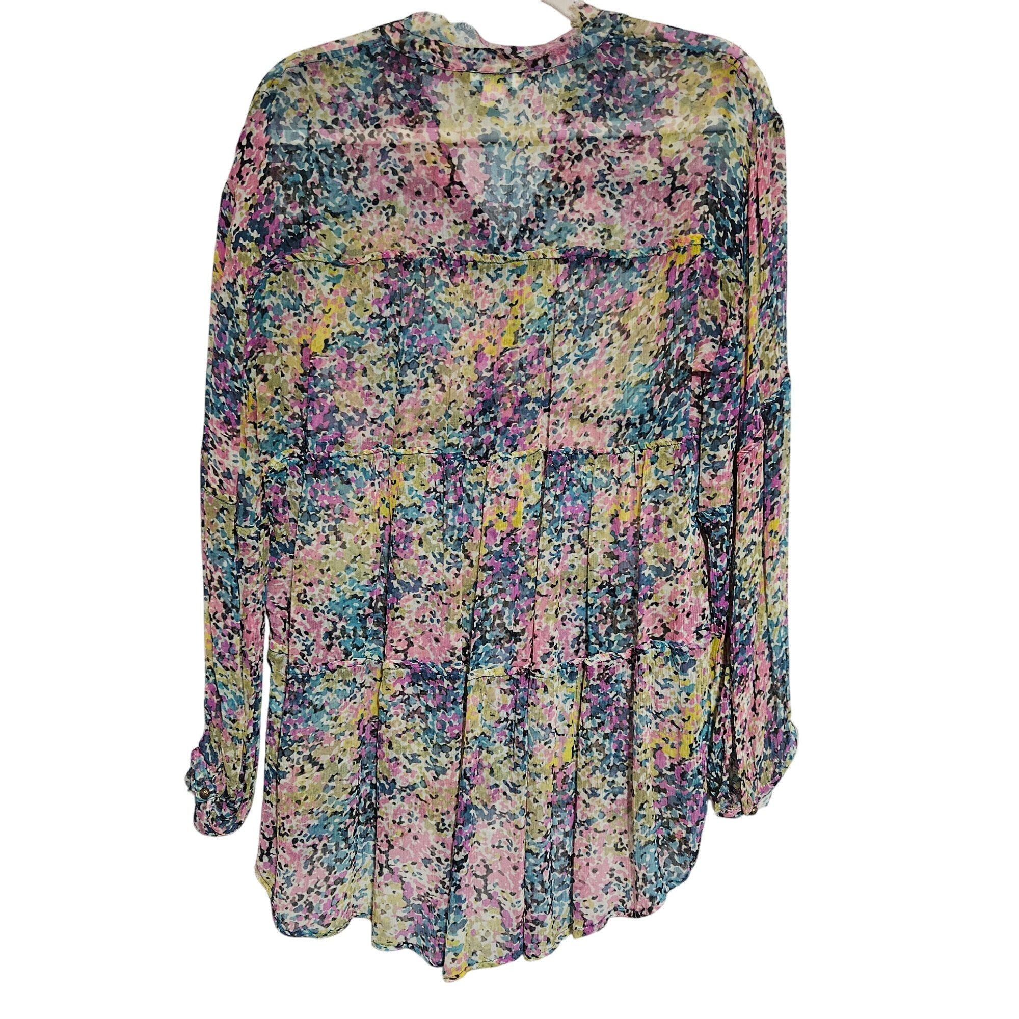 Other Sundance Women's Floral Blouse Small Painterly Pink Artsy Do Size S / US 4 / IT 40 - 3 Thumbnail