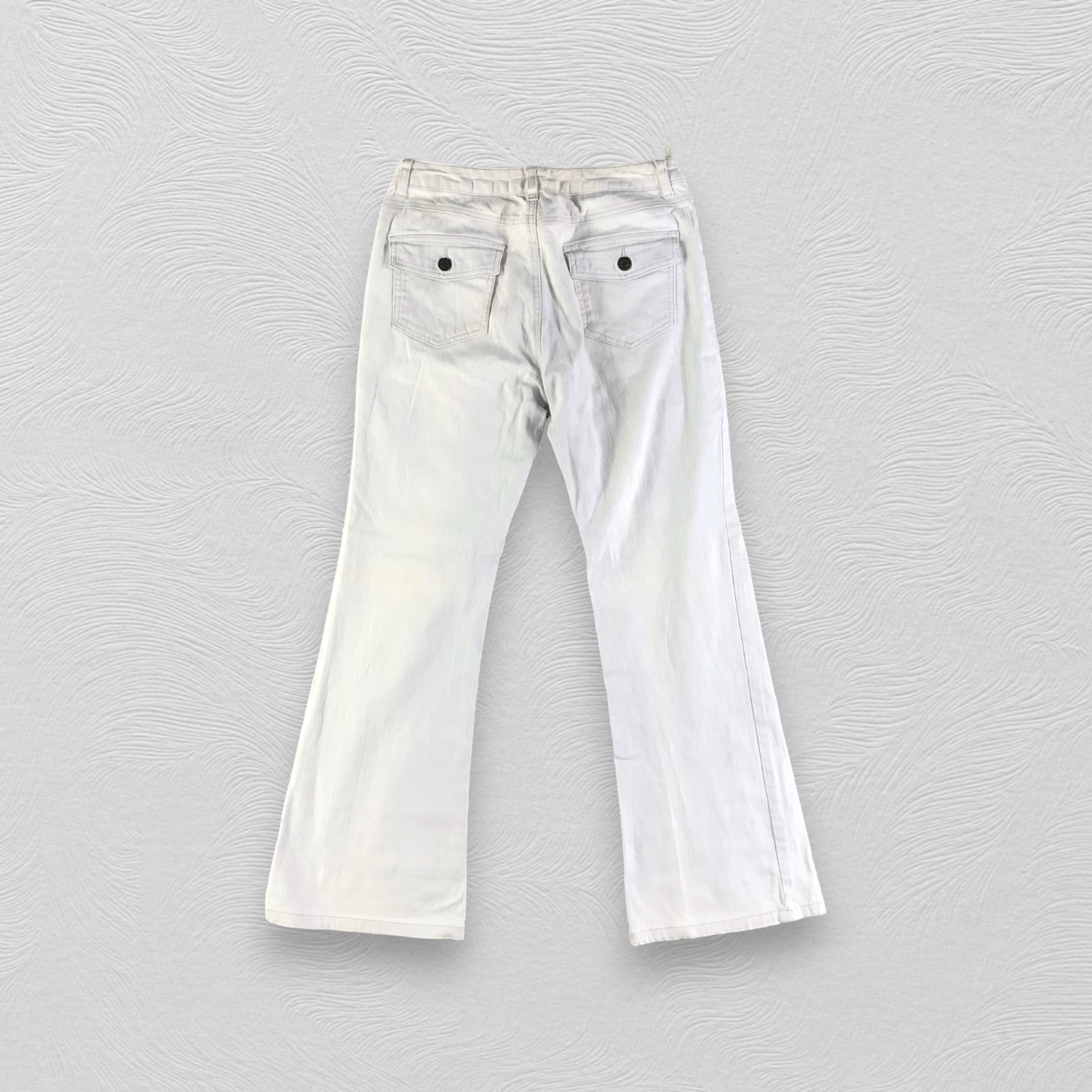 Japanese Brand Japanese Bush Pants Flare Jeans Cargo Denim KJ2930 Size US 28 / EU 44 - 2 Thumbnail