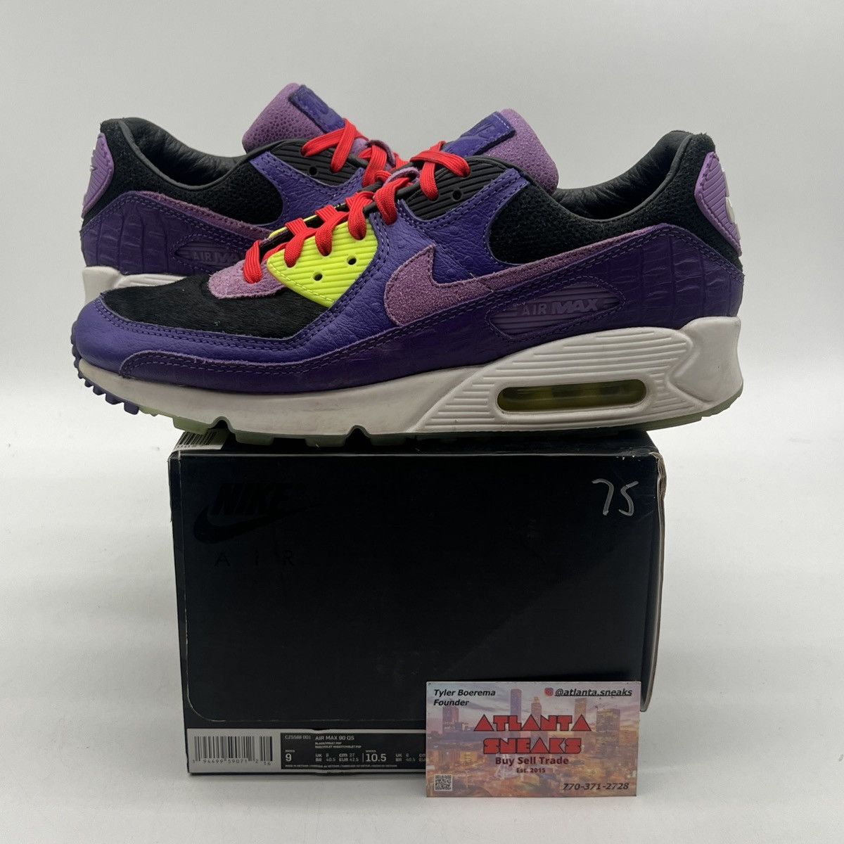 Air max 90 exotic animal pack violet blend