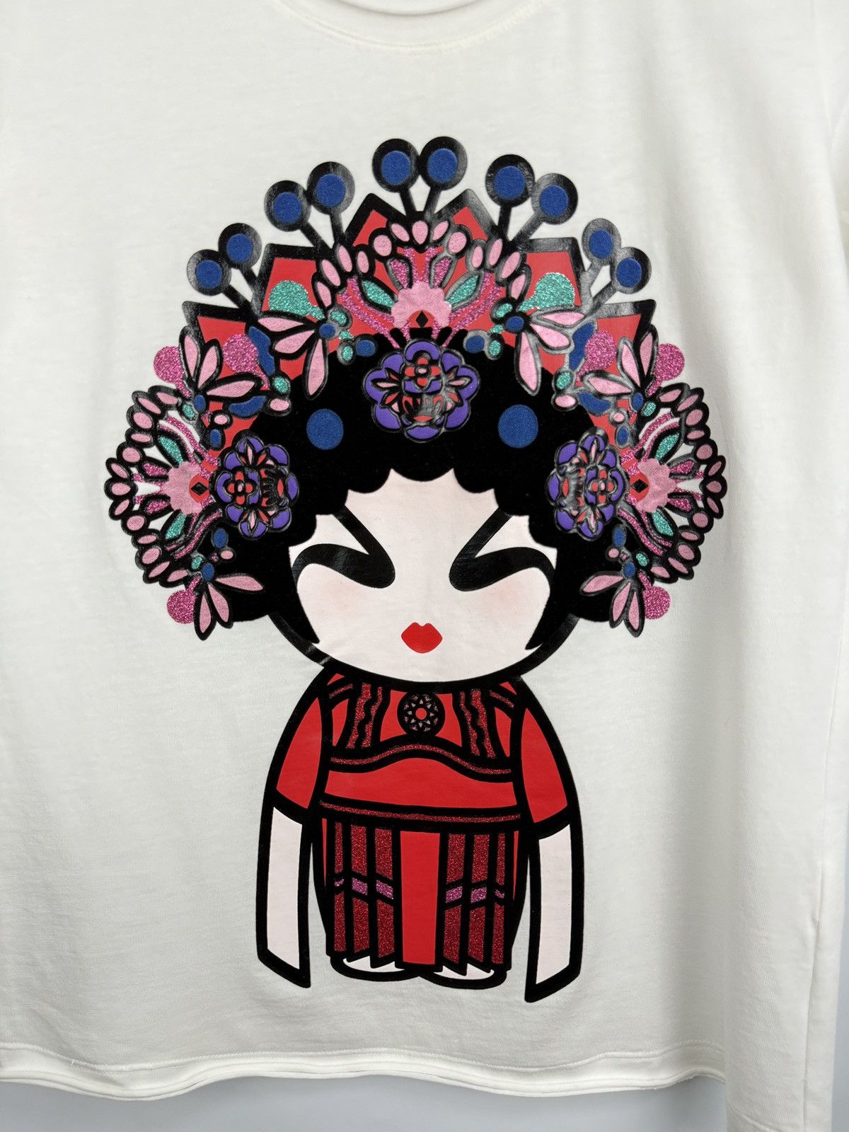 Vivienne Tam 🇨🇳 Vivienne Tam Chinese Doll Designer T-Shirt Rare Size S / US 4 / IT 40 - 4 Thumbnail