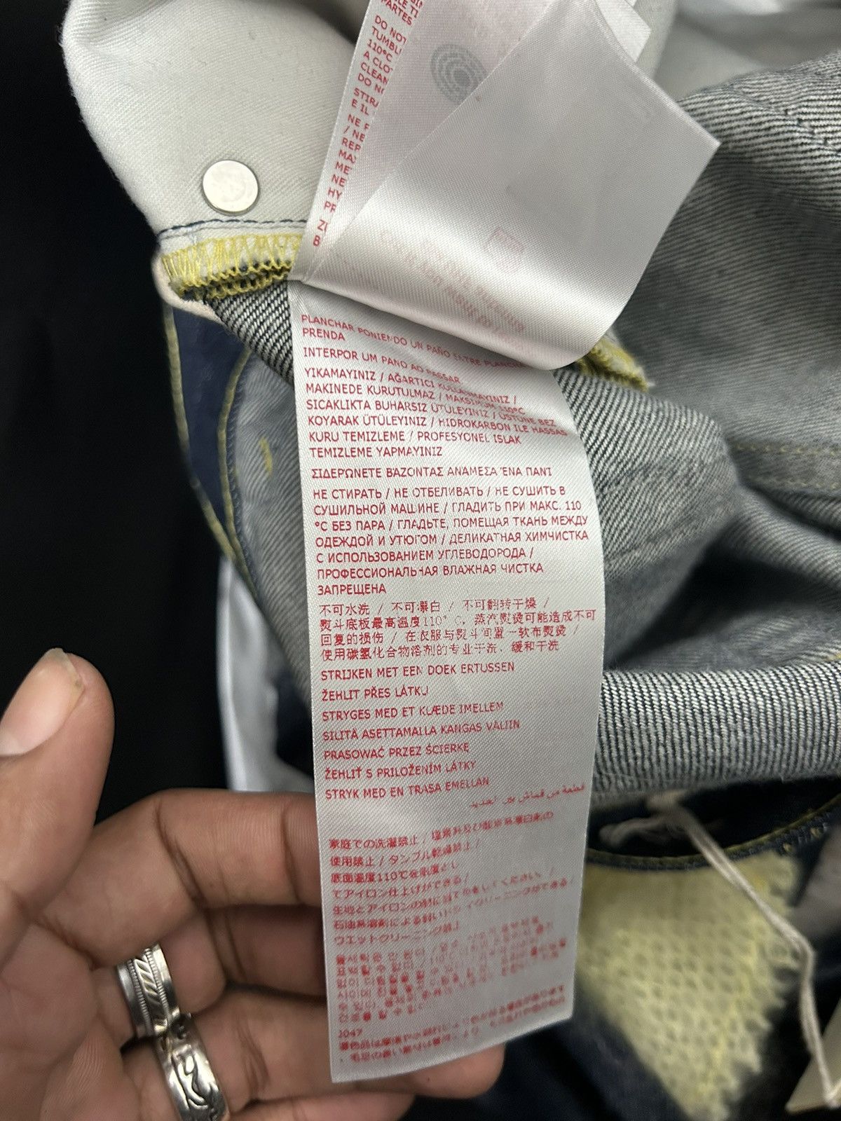 Marni Marni wool patch straight jeans Size US 34 / EU 50 - 9 Thumbnail