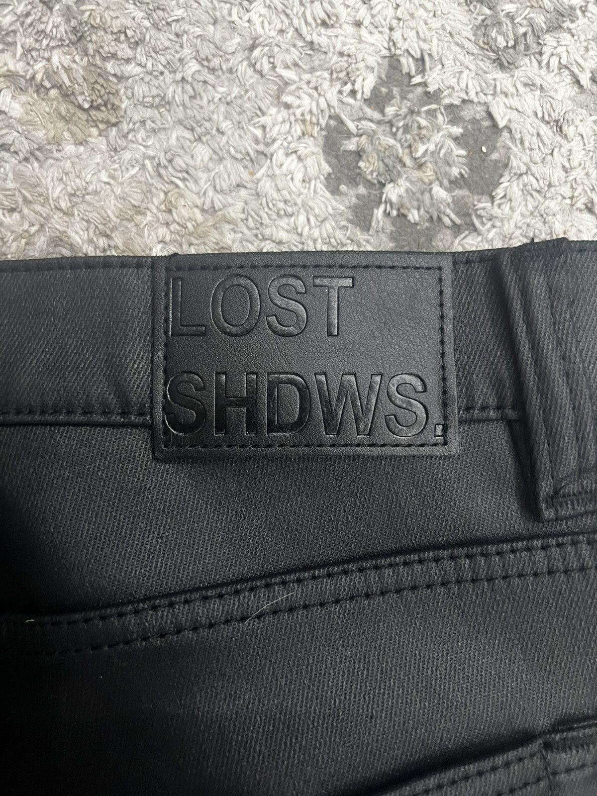 LOSTSHDWS LOSTSHDWS Pants Black Red Appliqué Design Size 30 Size US 30 / EU 46 - 5 Thumbnail