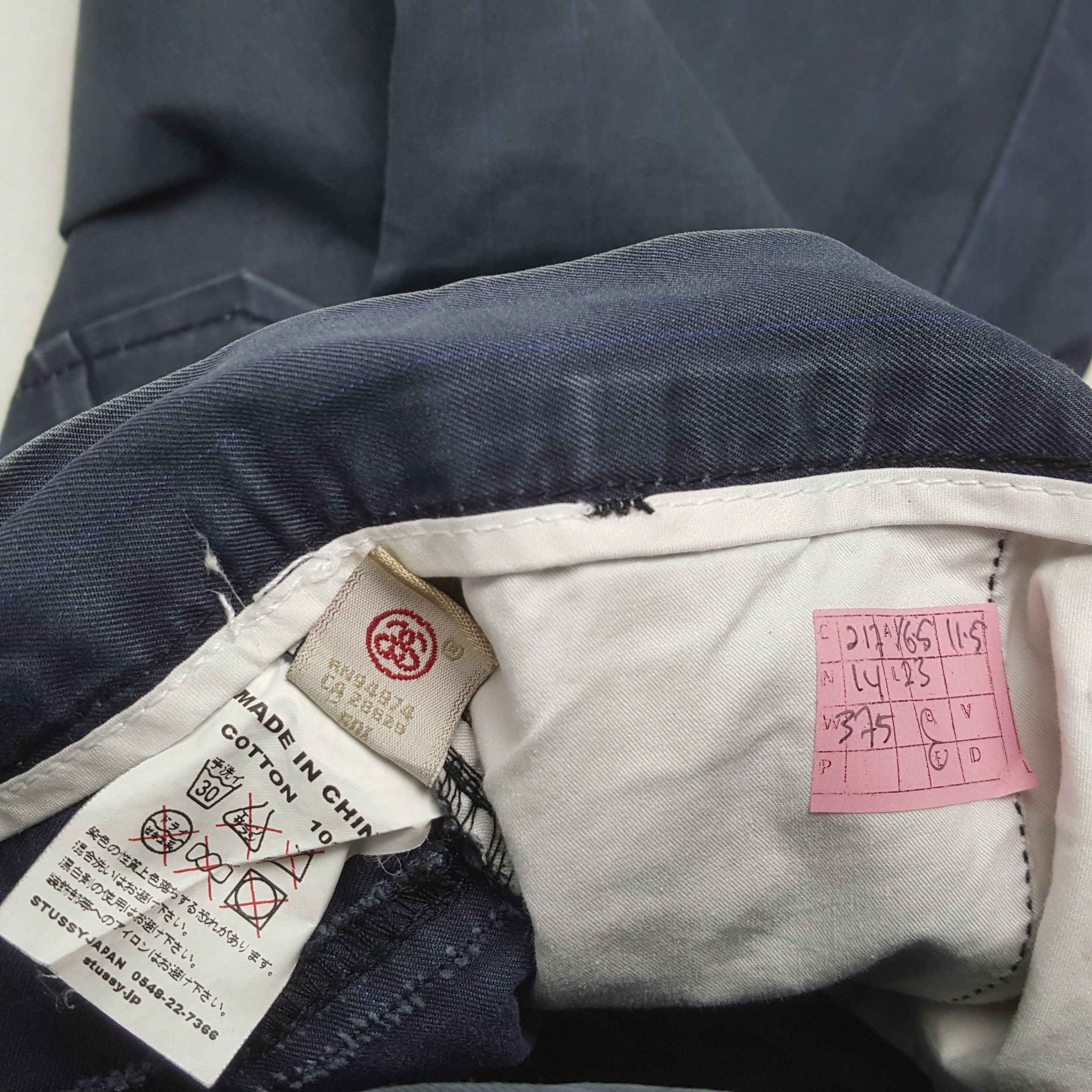 Stussy × Vintage STUSSY Streetwear Skater Style Custom Art Short Pants Size US 33 - 10 Thumbnail