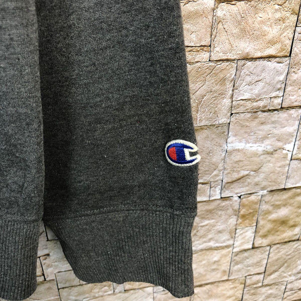 Champion Champion vintage plain Grey Hoodie #A706 Size US M / EU 48-50 / 2 - 10 Thumbnail