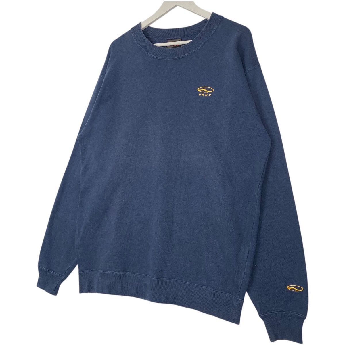 Vintage Vintage Vans Embroidered Sweatshirt Crewneck Blue Size L Size US L / EU 52-54 / 3 - 2 Thumbnail