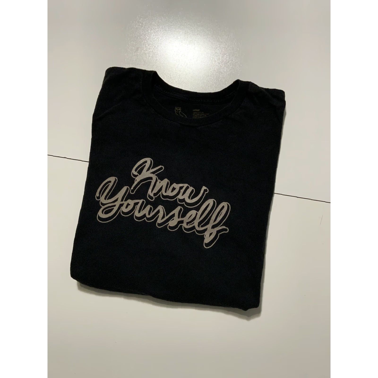 Vintage VINTAGE Octobers Very Own Drake OVO Know Yourself Black Graphic S/S Crew T-Shirt Sz. L Mens Size US L / EU 52-54 / 3 - 2 Thumbnail
