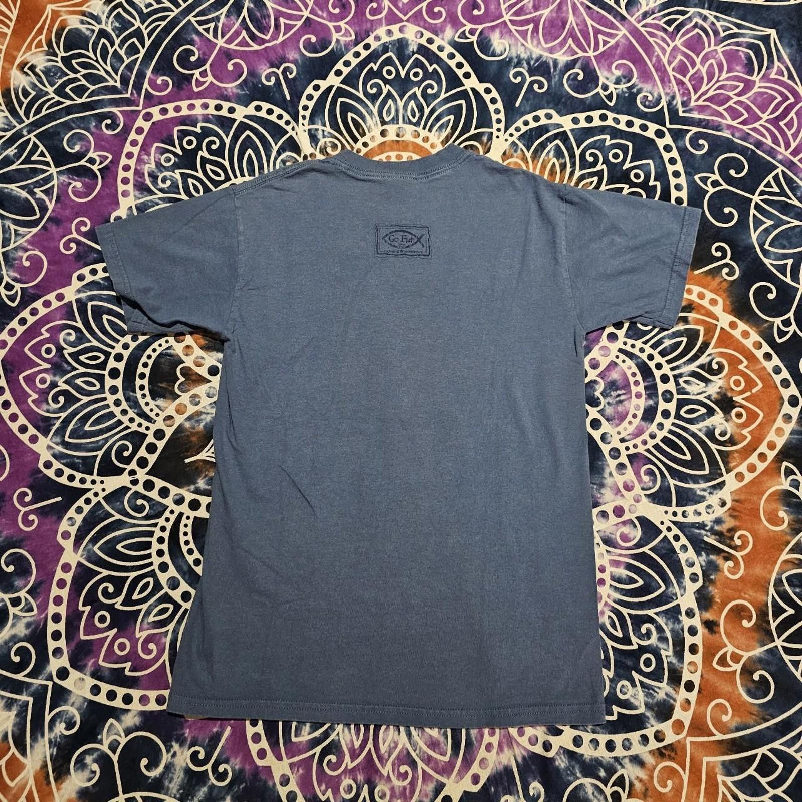 Designer Go Fish Orange and Blue T-shirt Size US S / EU 44-46 / 1 - 6 Thumbnail